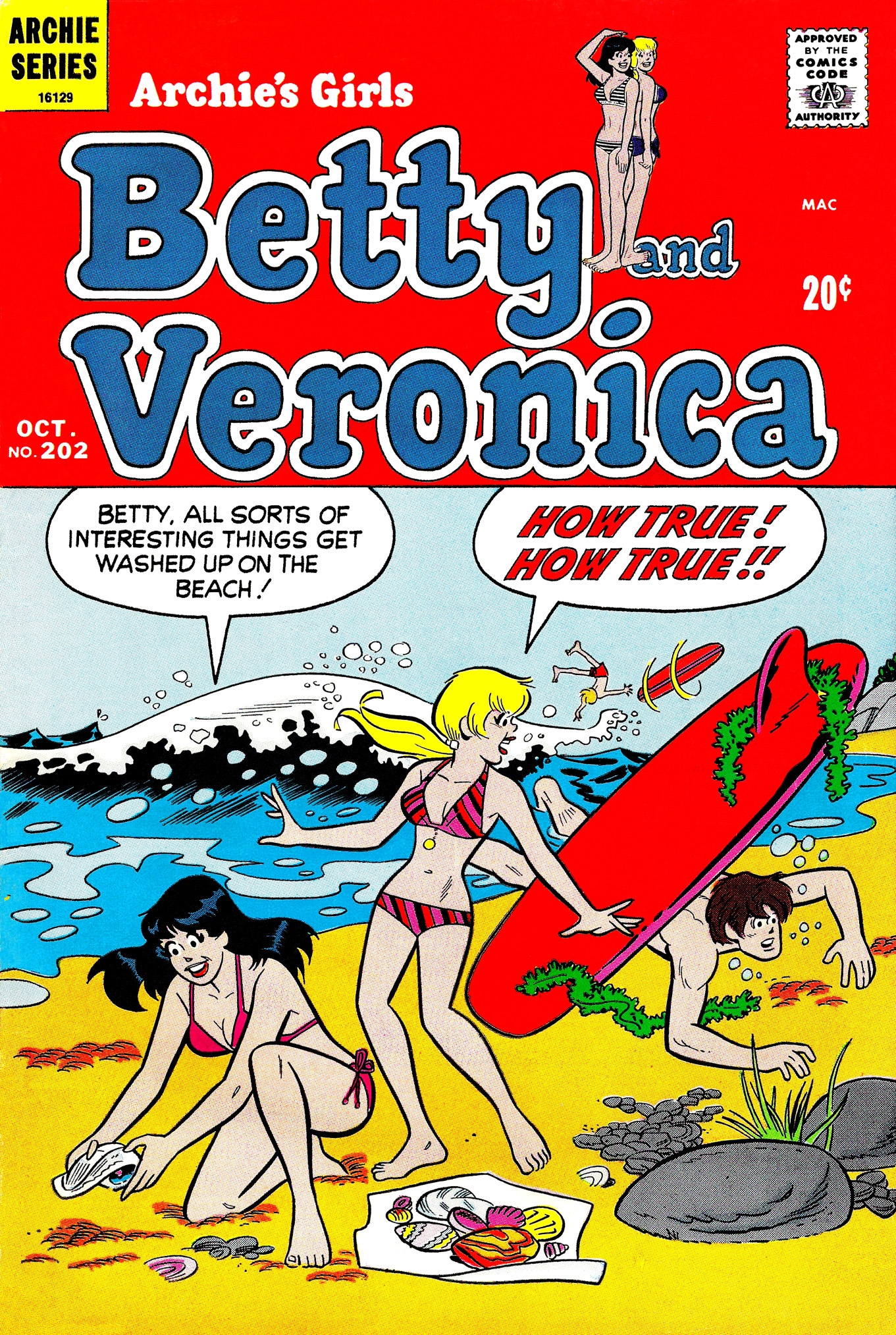 Read online Archie's Girls Betty and Veronica comic -  Issue #202 - 1