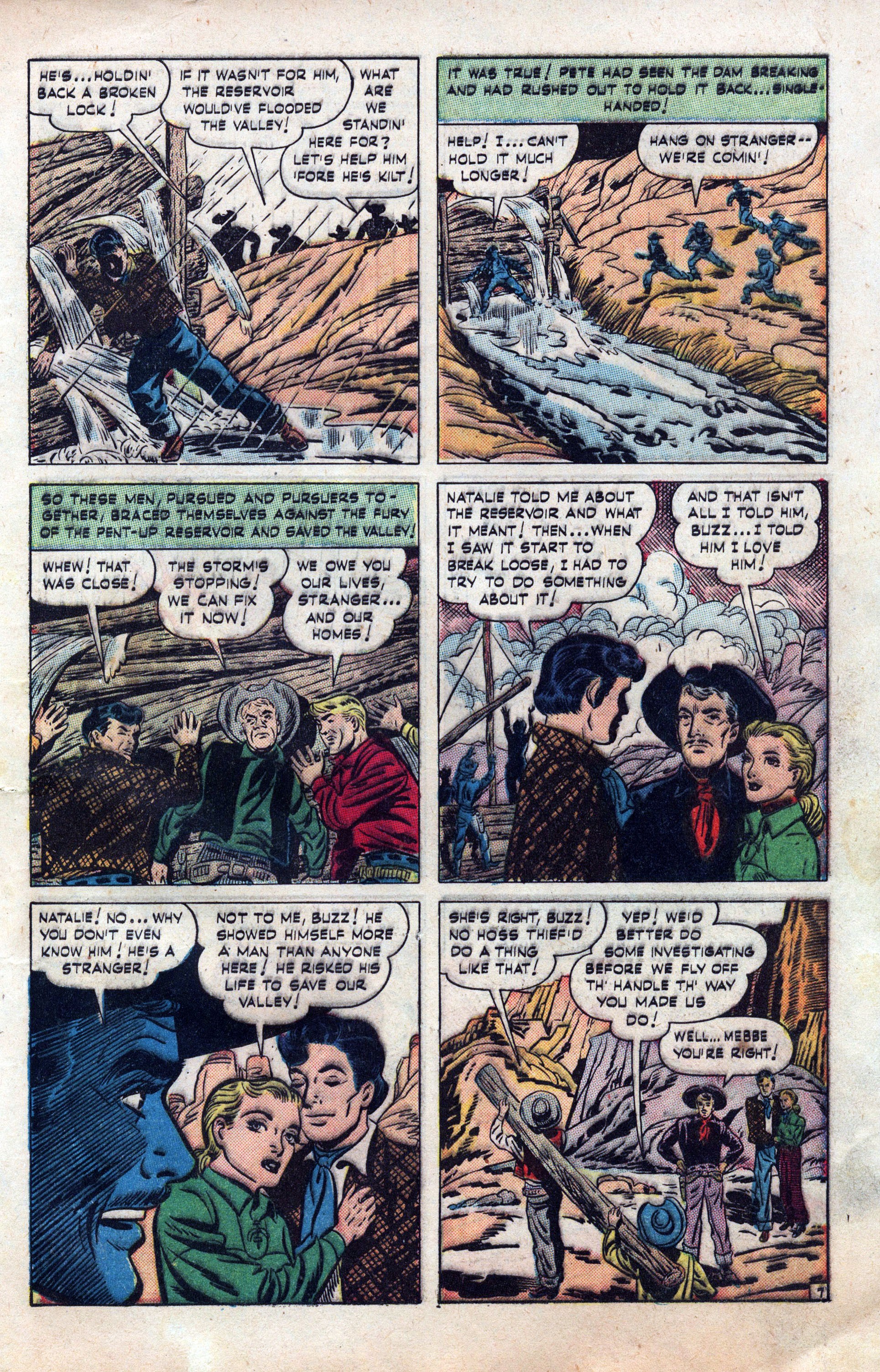 Read online Cowboy Romances comic -  Issue #2 - 9