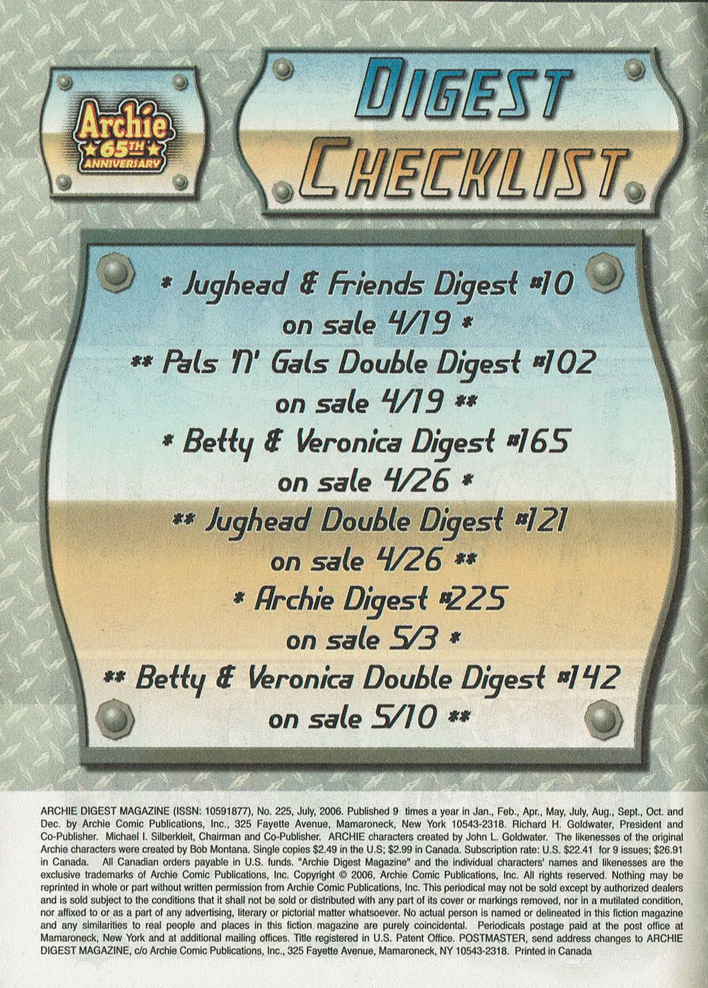 Read online Archie Digest Magazine comic -  Issue #225 - 98