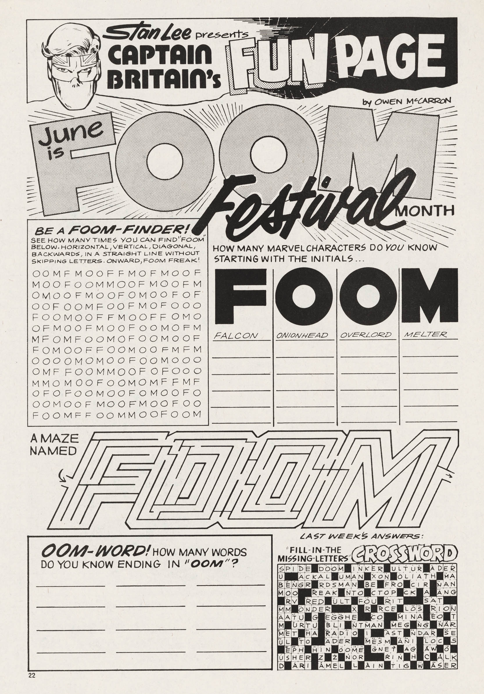 Read online Captain Britain (1976) comic -  Issue #35 - 22