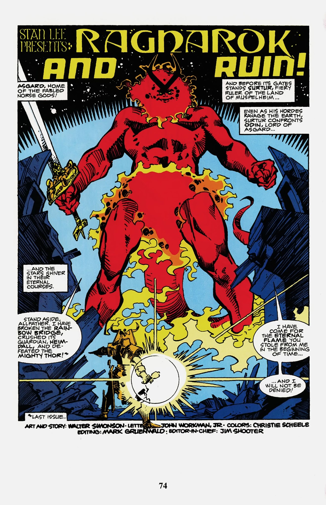 Read online Thor Visionaries: Walter Simonson comic -  Issue # TPB 2 - 76