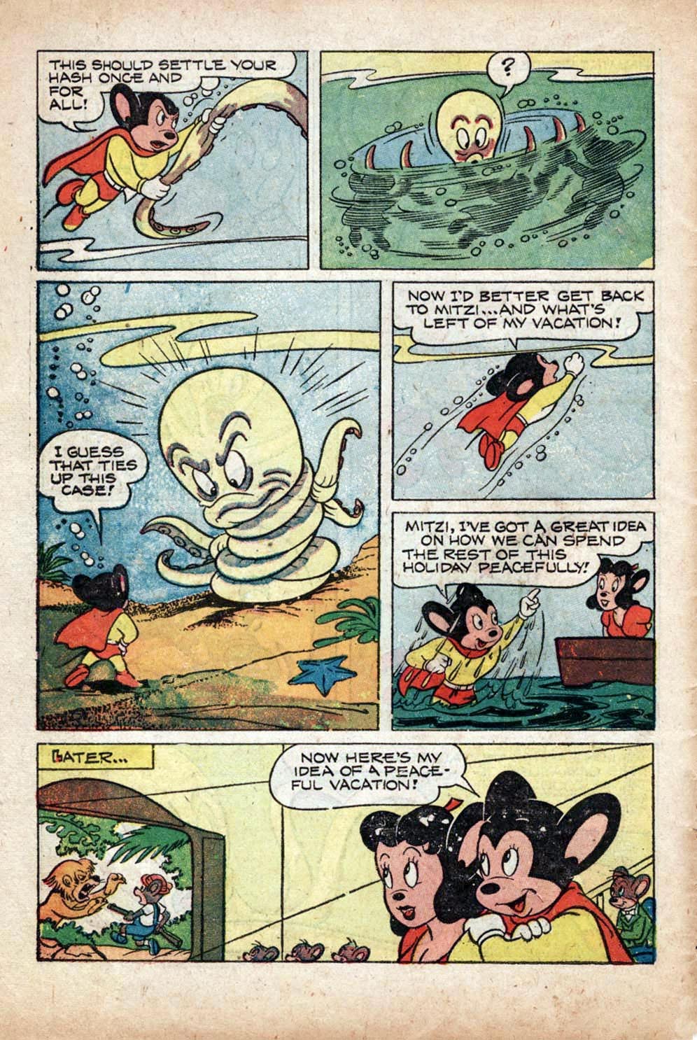 Read online Paul Terry's Mighty Mouse Comics comic -  Issue #48 - 35