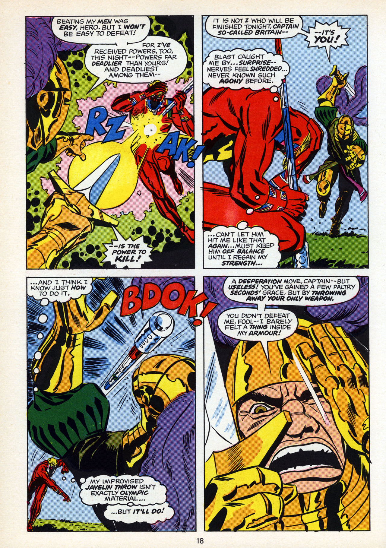 Read online Captain Britain (1976) comic -  Issue # _Annual - 17