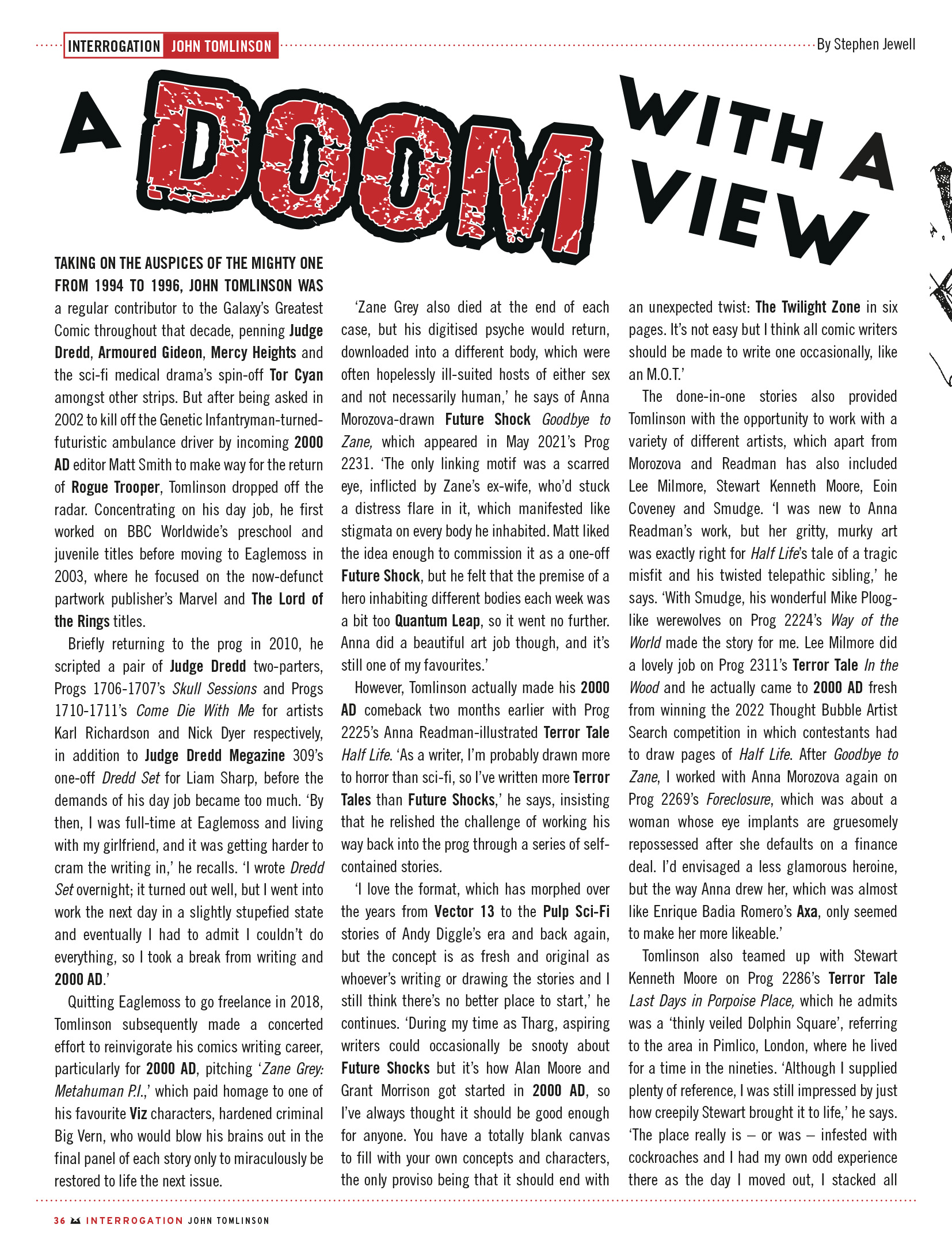 Read online Judge Dredd Megazine (Vol. 5) comic -  Issue #461 - 38
