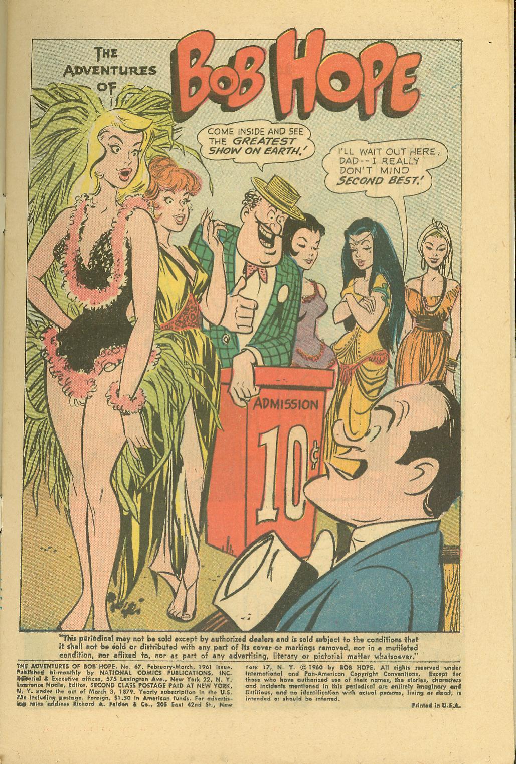 Read online The Adventures of Bob Hope comic -  Issue #67 - 3
