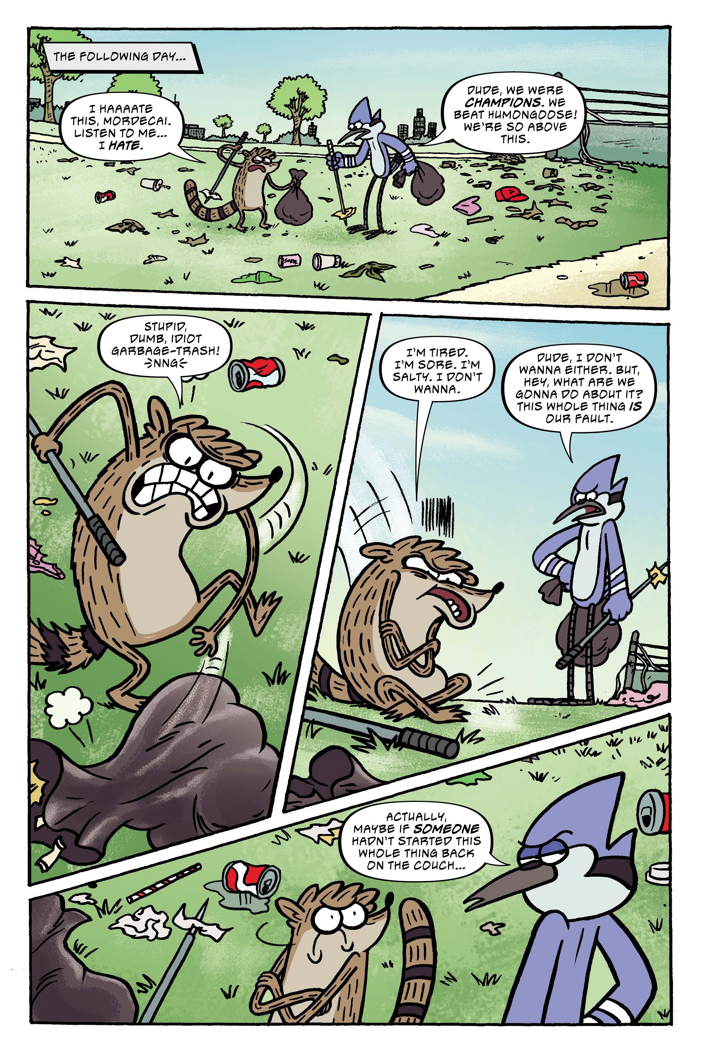 Read online Regular Show: Wrasslesplosion comic -  Issue # TPB - 116