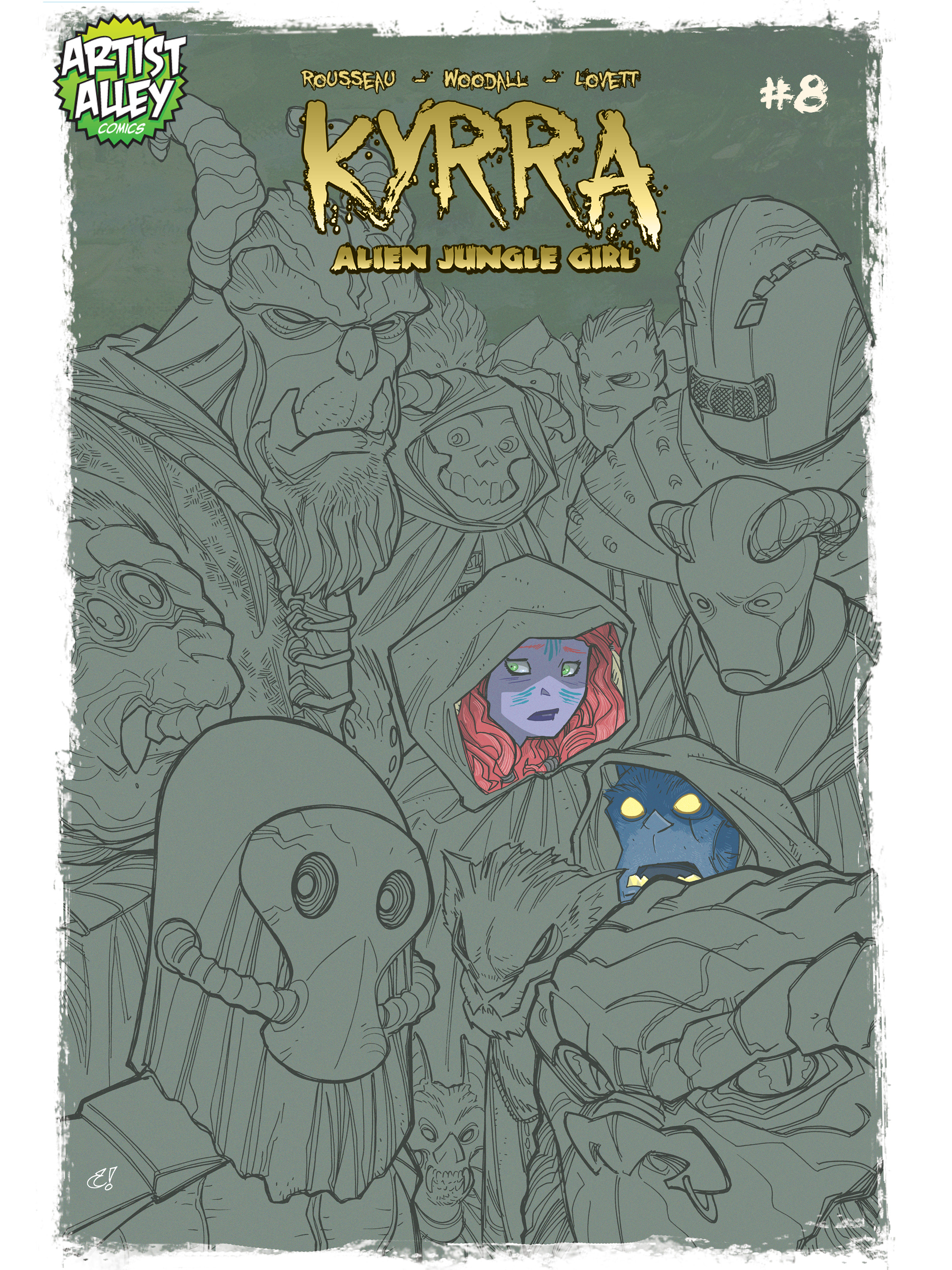 Read online Kyrra: Alien Jungle Girl comic -  Issue #8 - 1