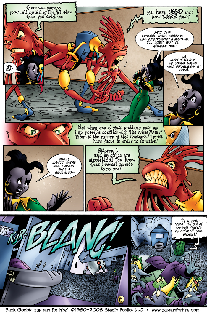 Read online Buck Godot - Zap Gun For Hire comic -  Issue #3 - 22