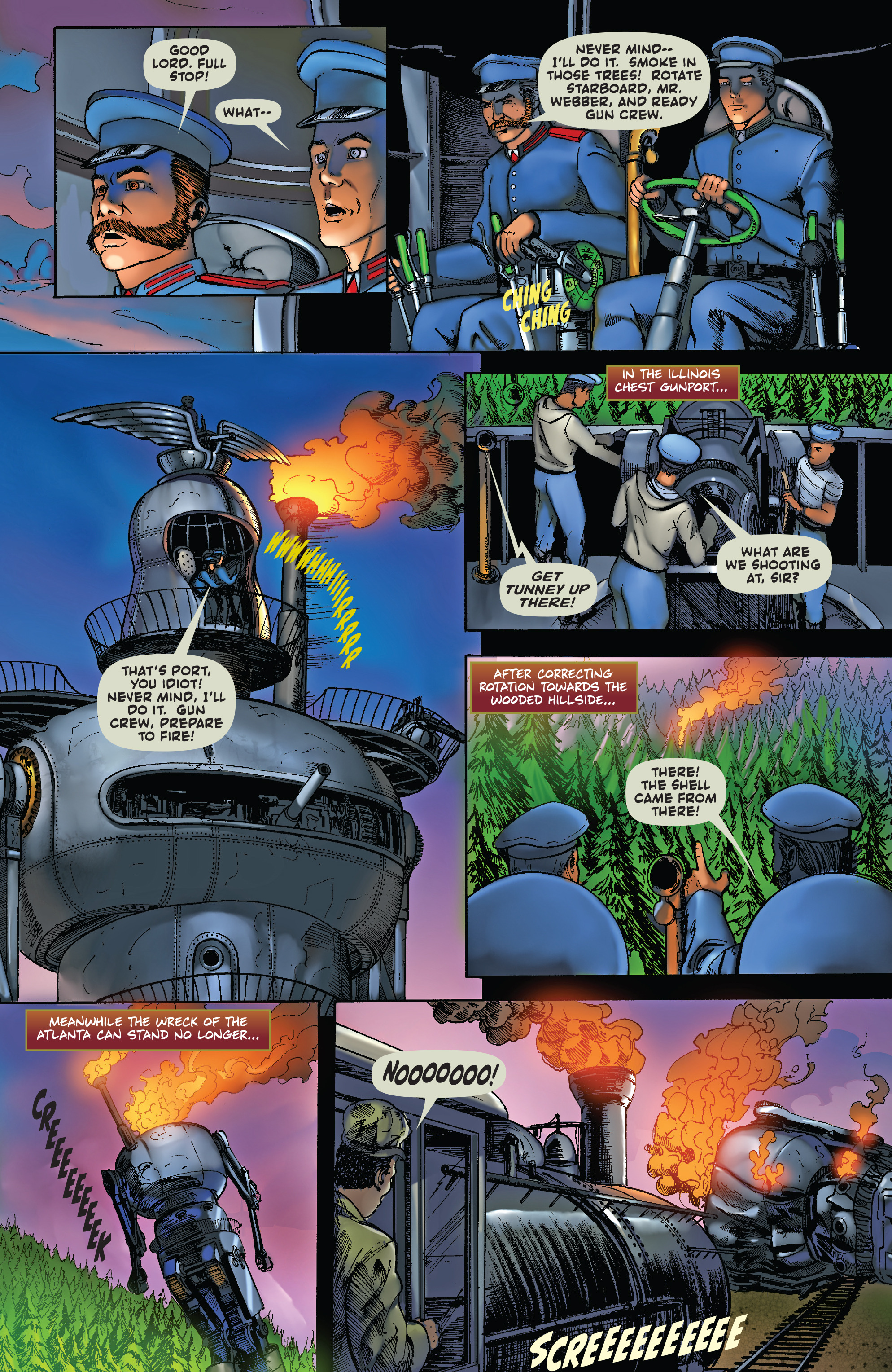 Read online Larry Blamire’s Steam Wars comic -  Issue #3 - 11