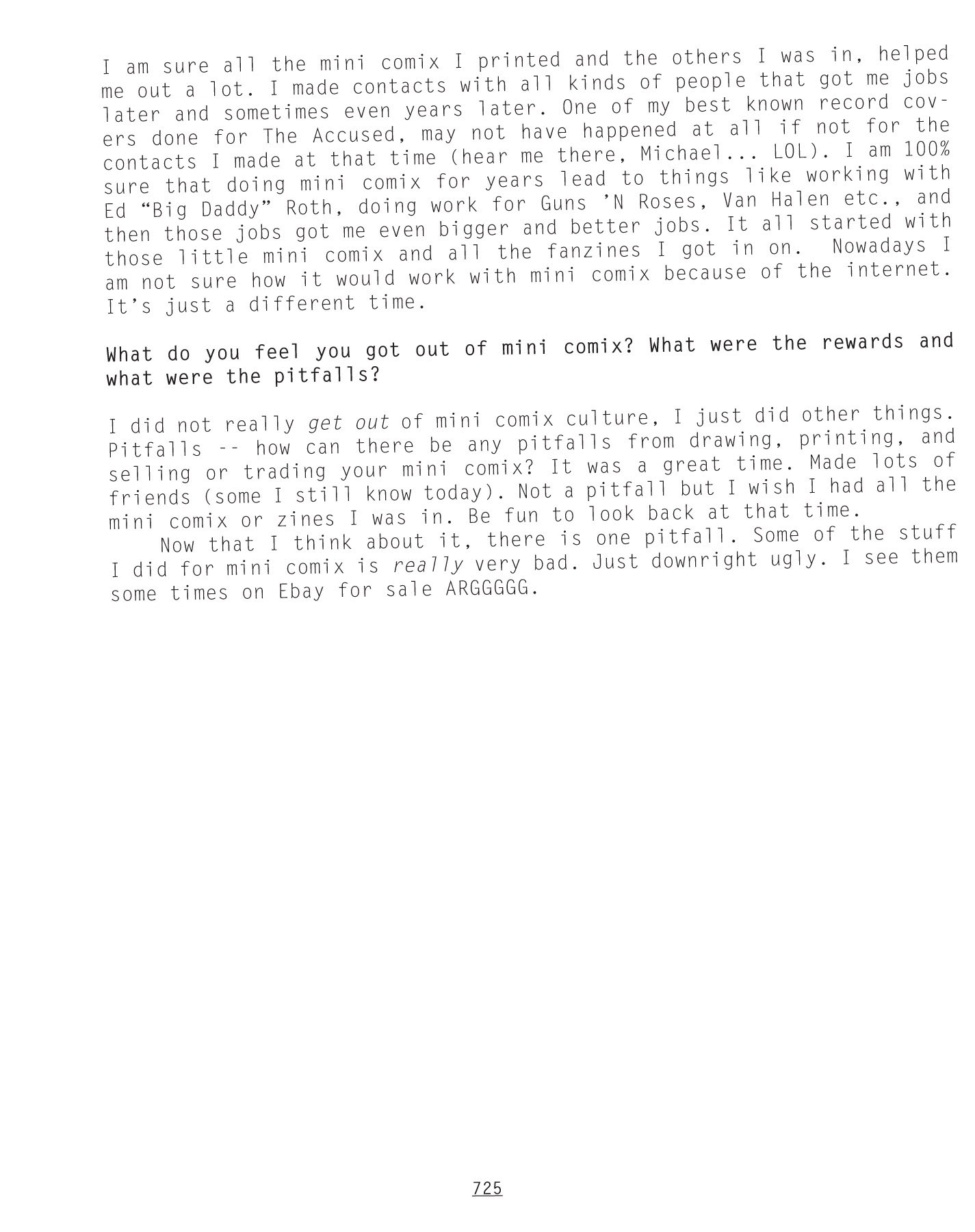 Read online NEWAVE! The Underground Mini Comix of the 1980's comic -  Issue # TPB (Part 7) - 95