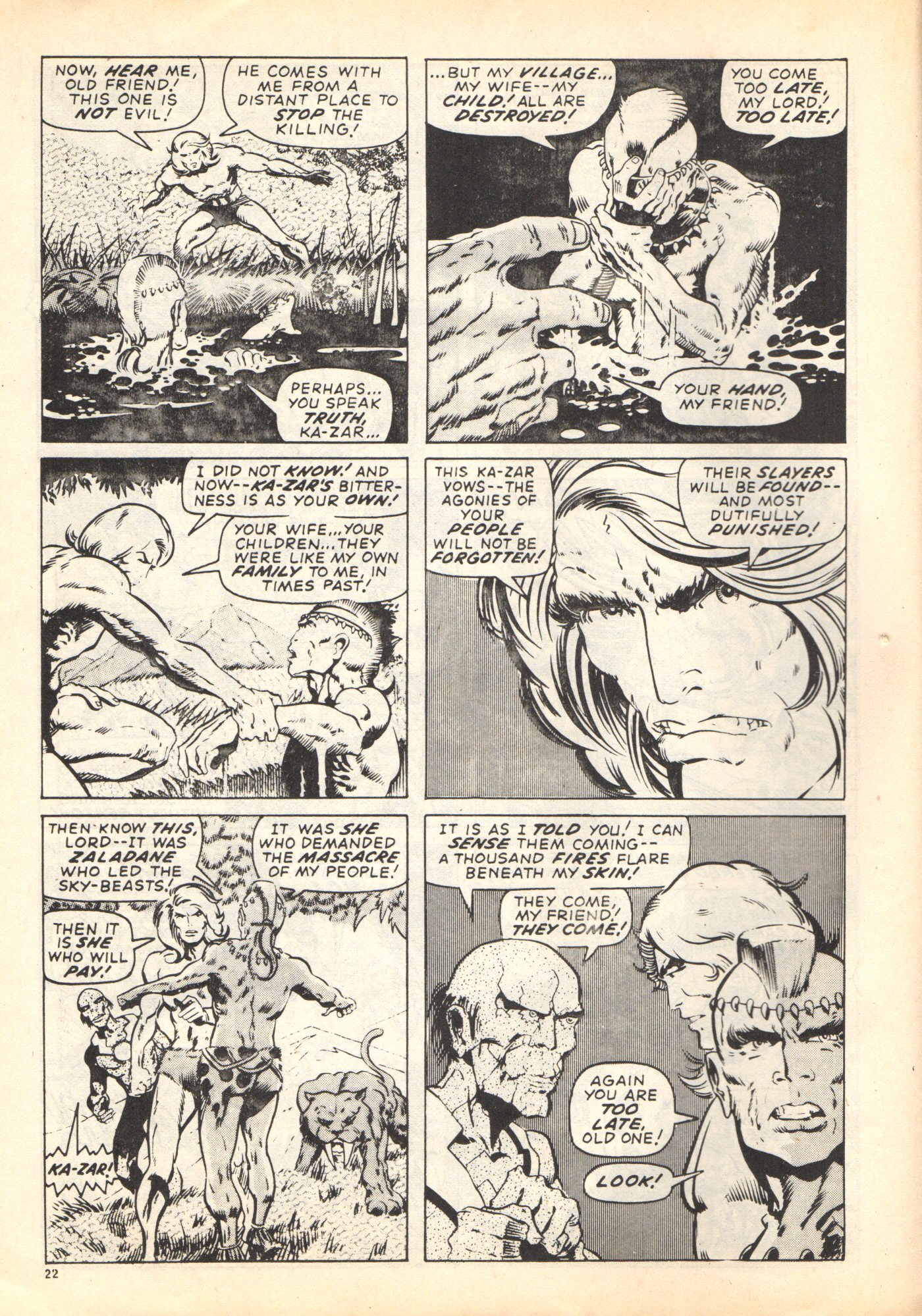 Read online Planet of the Apes (1974) comic -  Issue #4 - 22