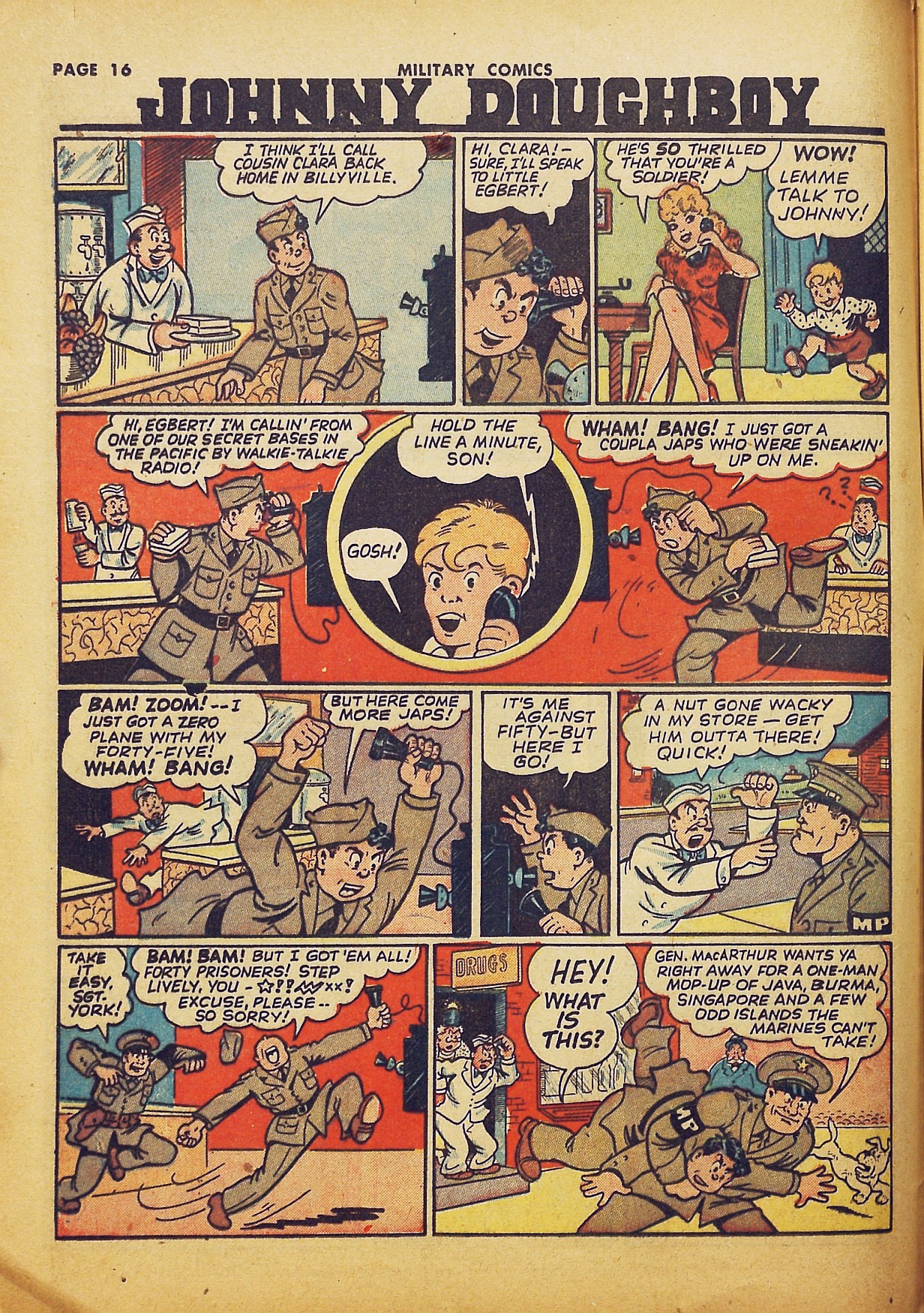 Read online Military Comics comic -  Issue #16 - 18