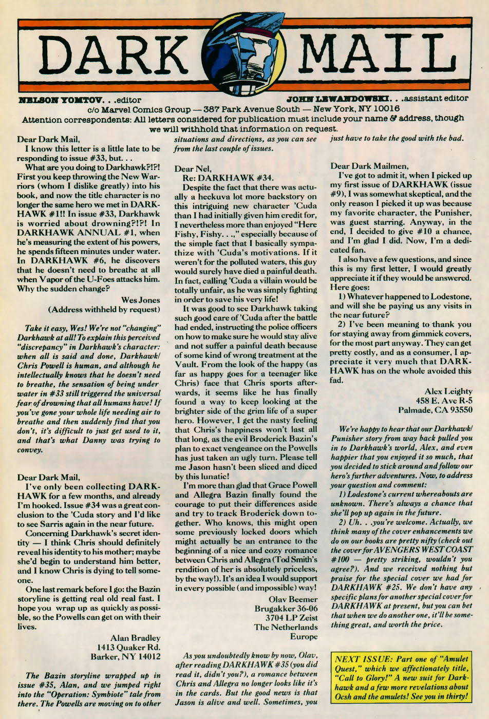 Read online Darkhawk (1991) comic -  Issue #37 - 24