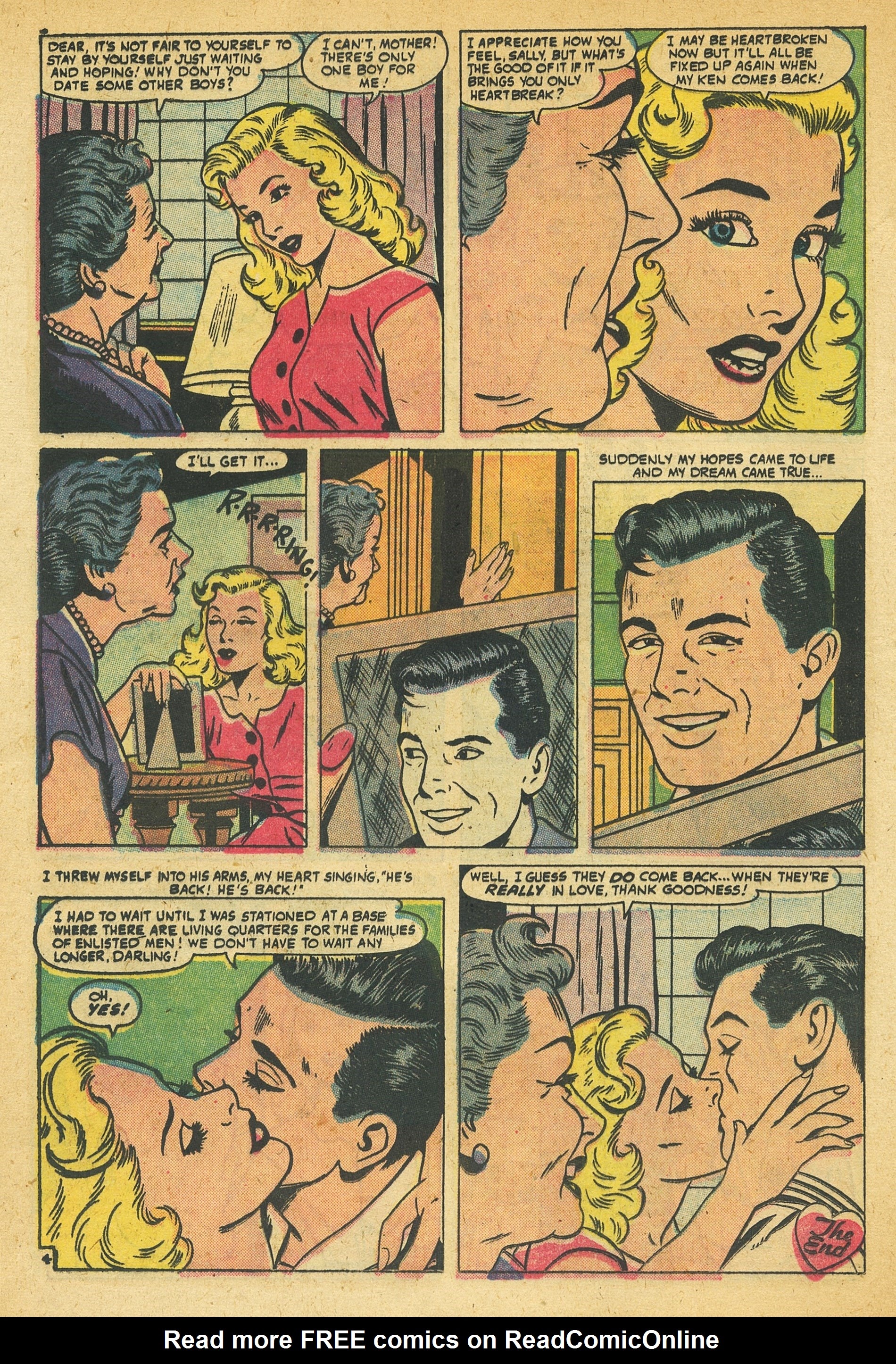 Read online Love Romances comic -  Issue #58 - 24