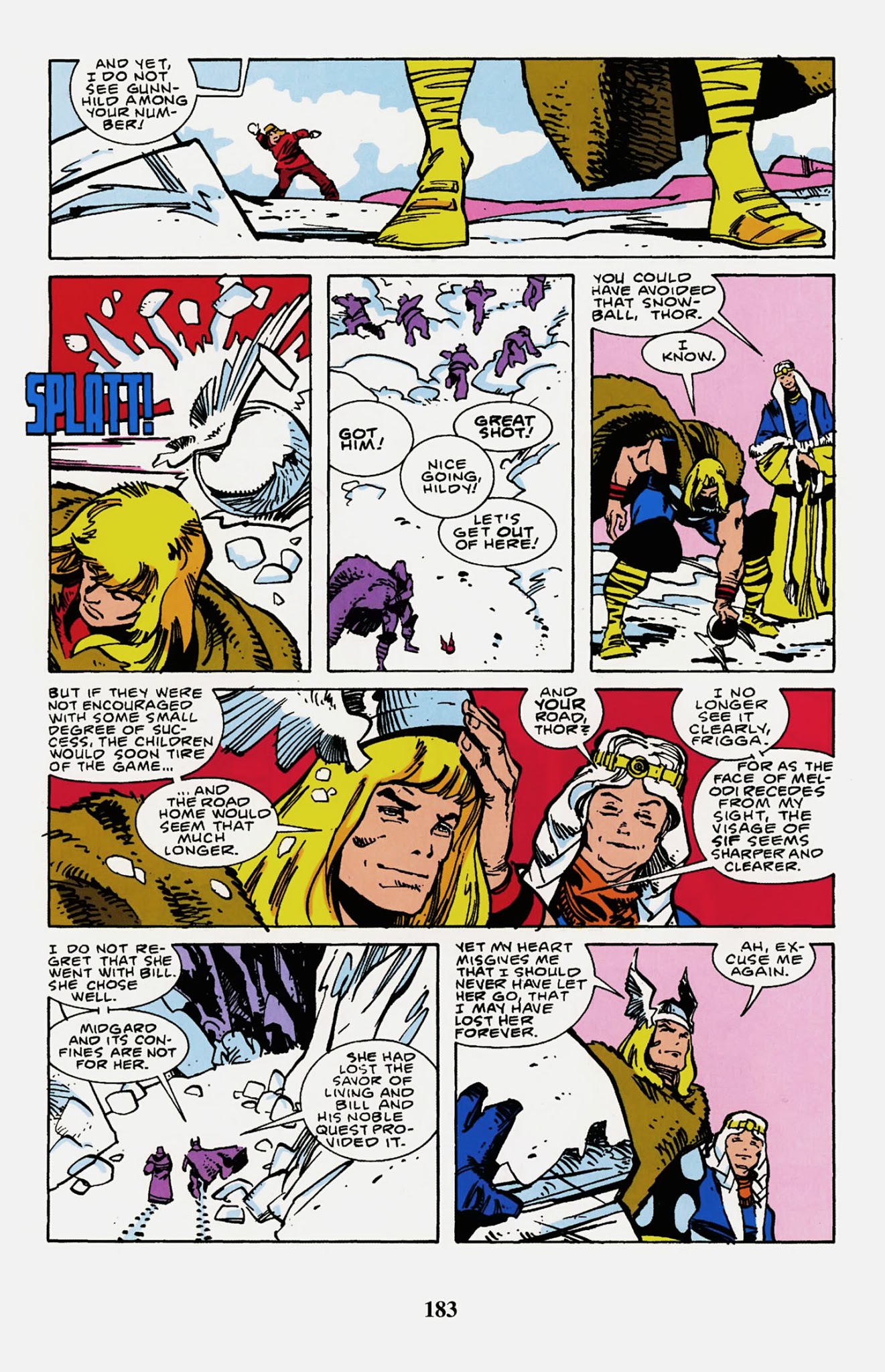 Read online Thor Visionaries: Walter Simonson comic -  Issue # TPB 2 - 185