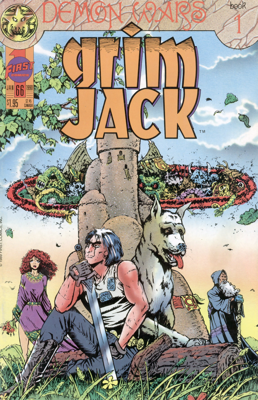 Read online Grimjack comic -  Issue #66 - 1