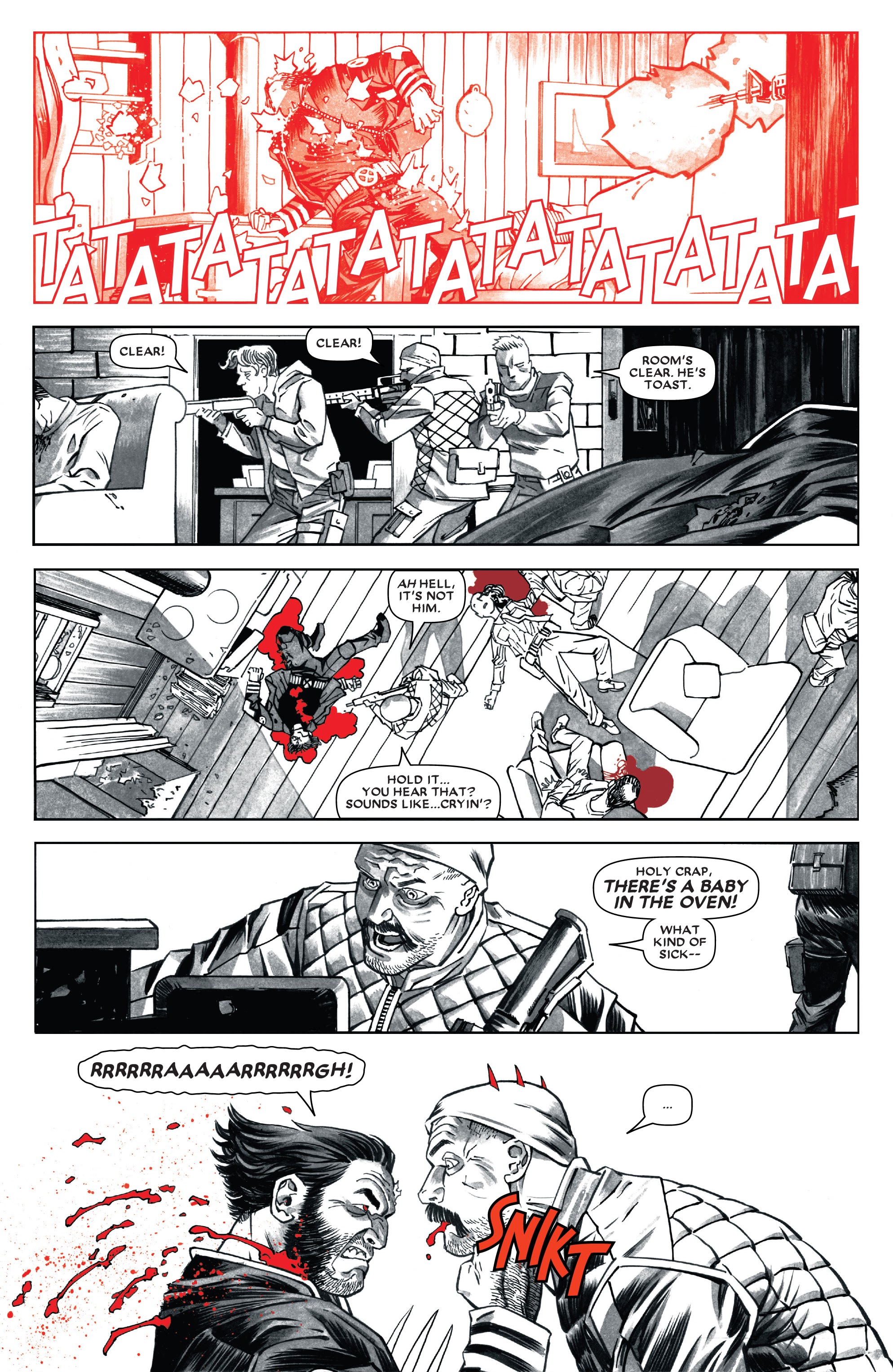 Read online Wolverine: Black, White & Blood comic -  Issue #1 - 23