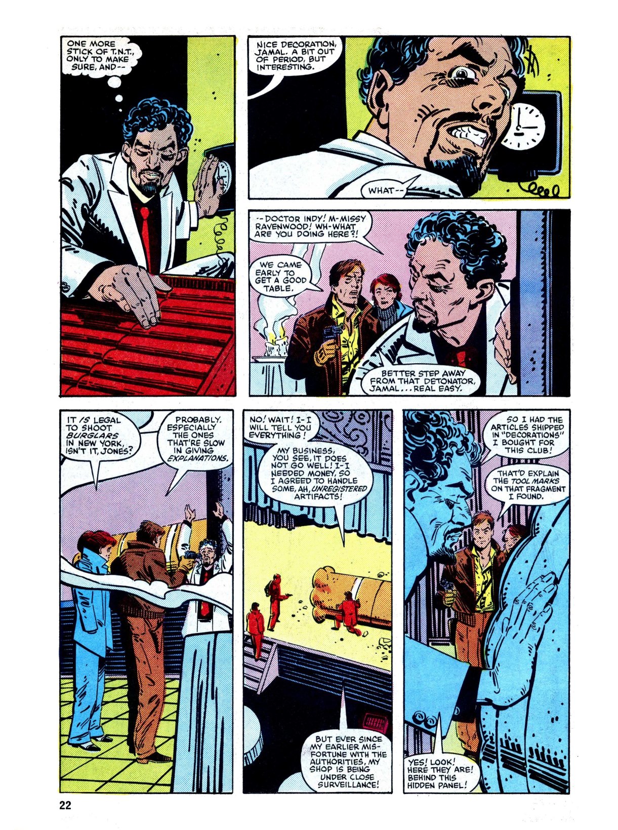 Read online Indiana Jones comic -  Issue #6 - 22