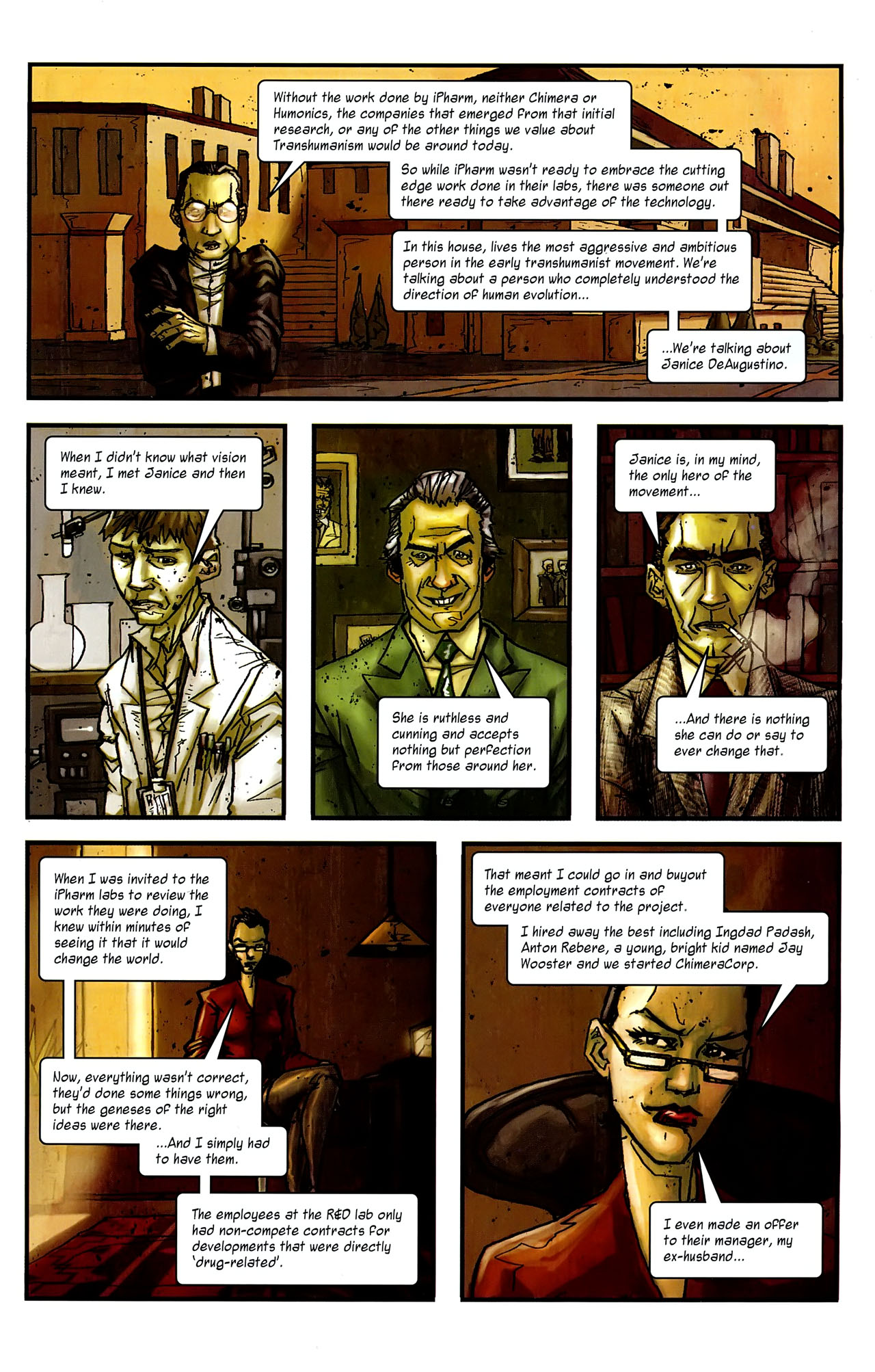 Read online Transhuman comic -  Issue #1 - 8