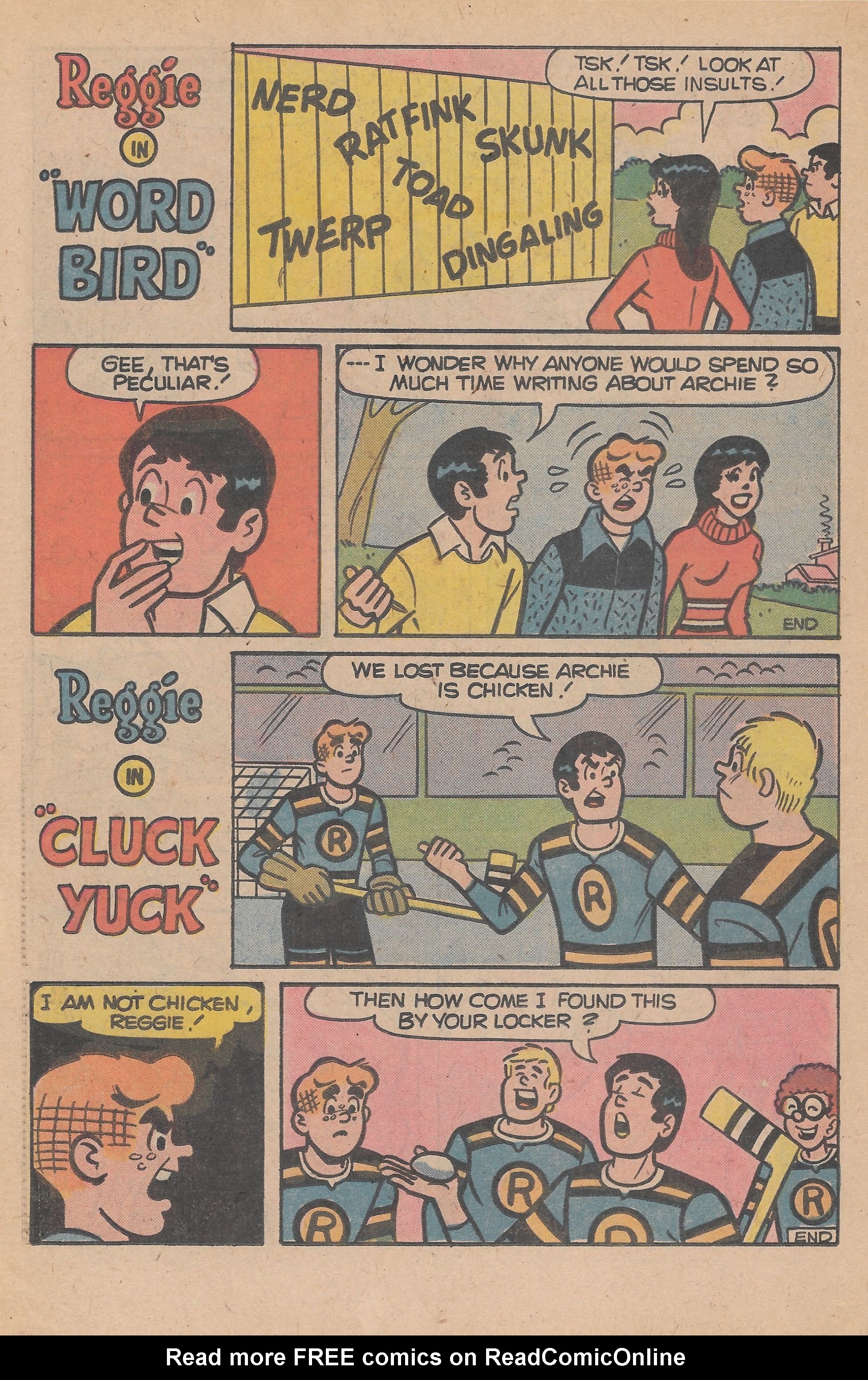 Read online Reggie's Wise Guy Jokes comic -  Issue #45 - 14