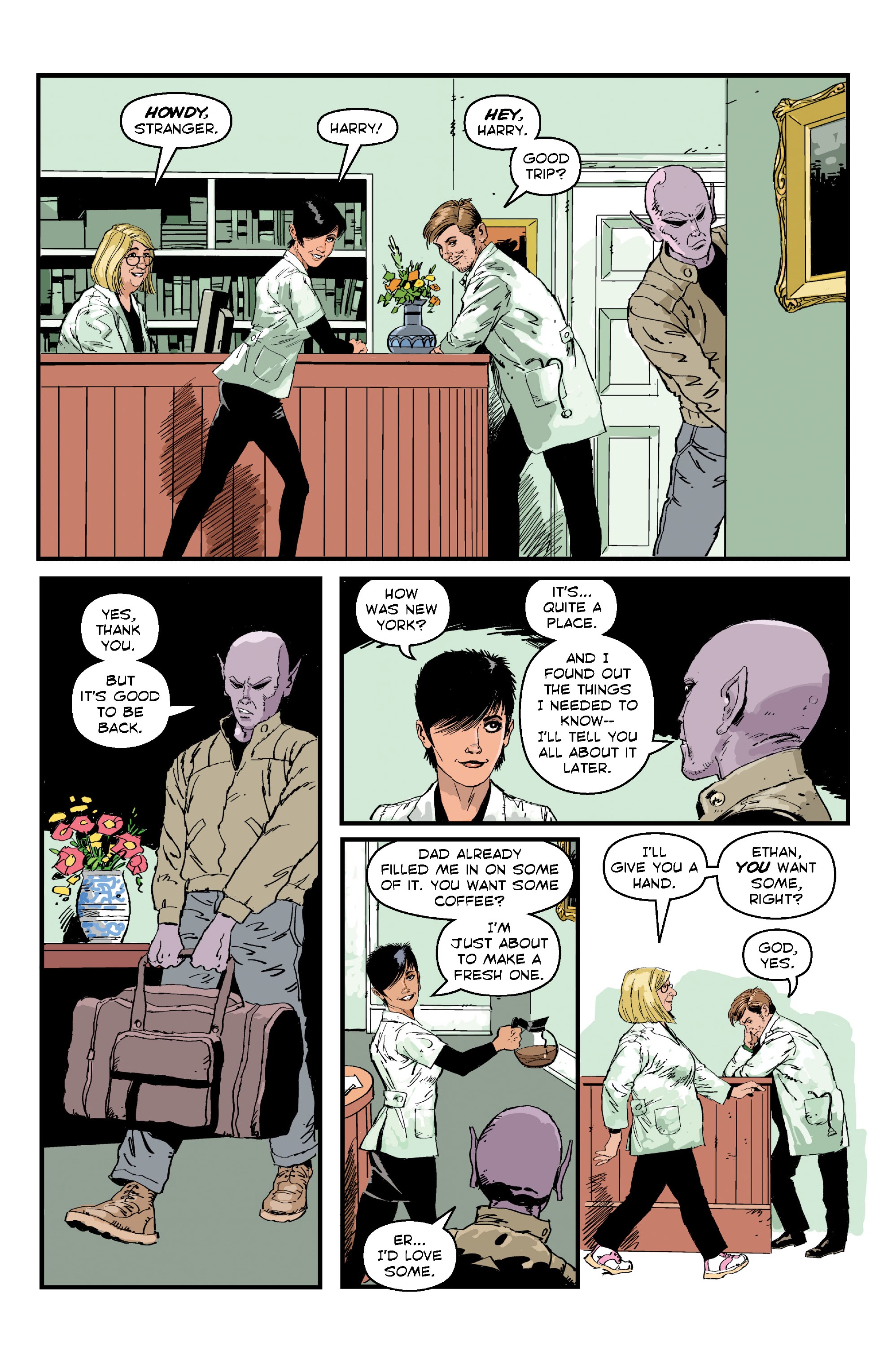Read online Resident Alien: Your Ride's Here comic -  Issue #1 - 8