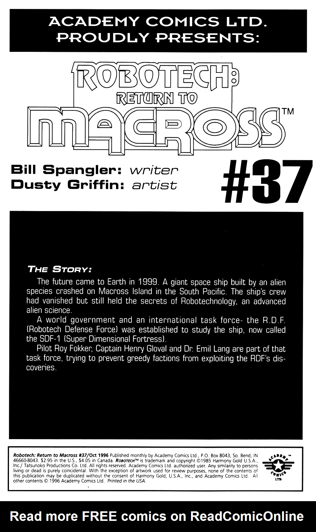 Read online Robotech: Return to Macross comic -  Issue #37 - 2
