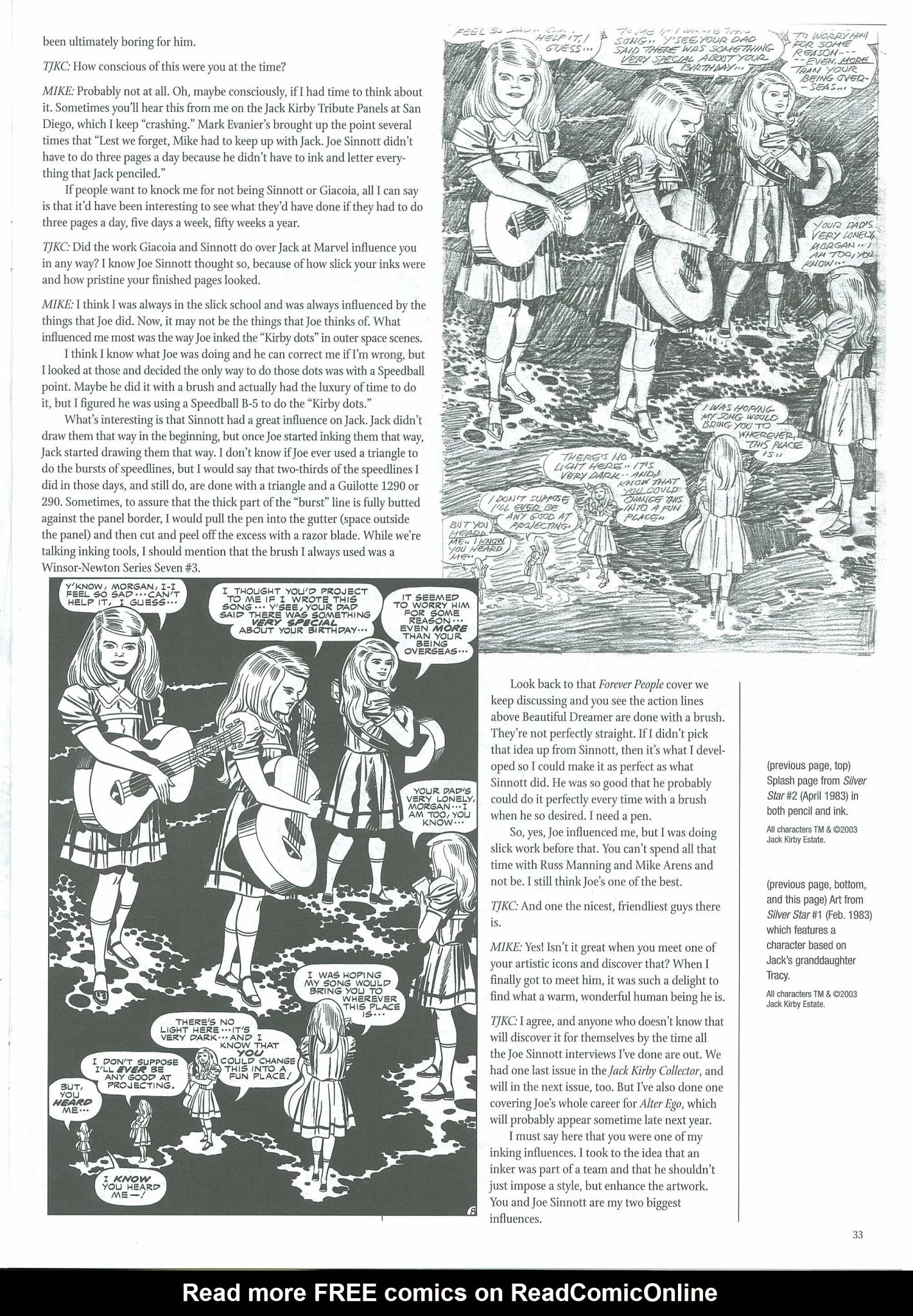 Read online The Jack Kirby Collector comic -  Issue #37 - 35