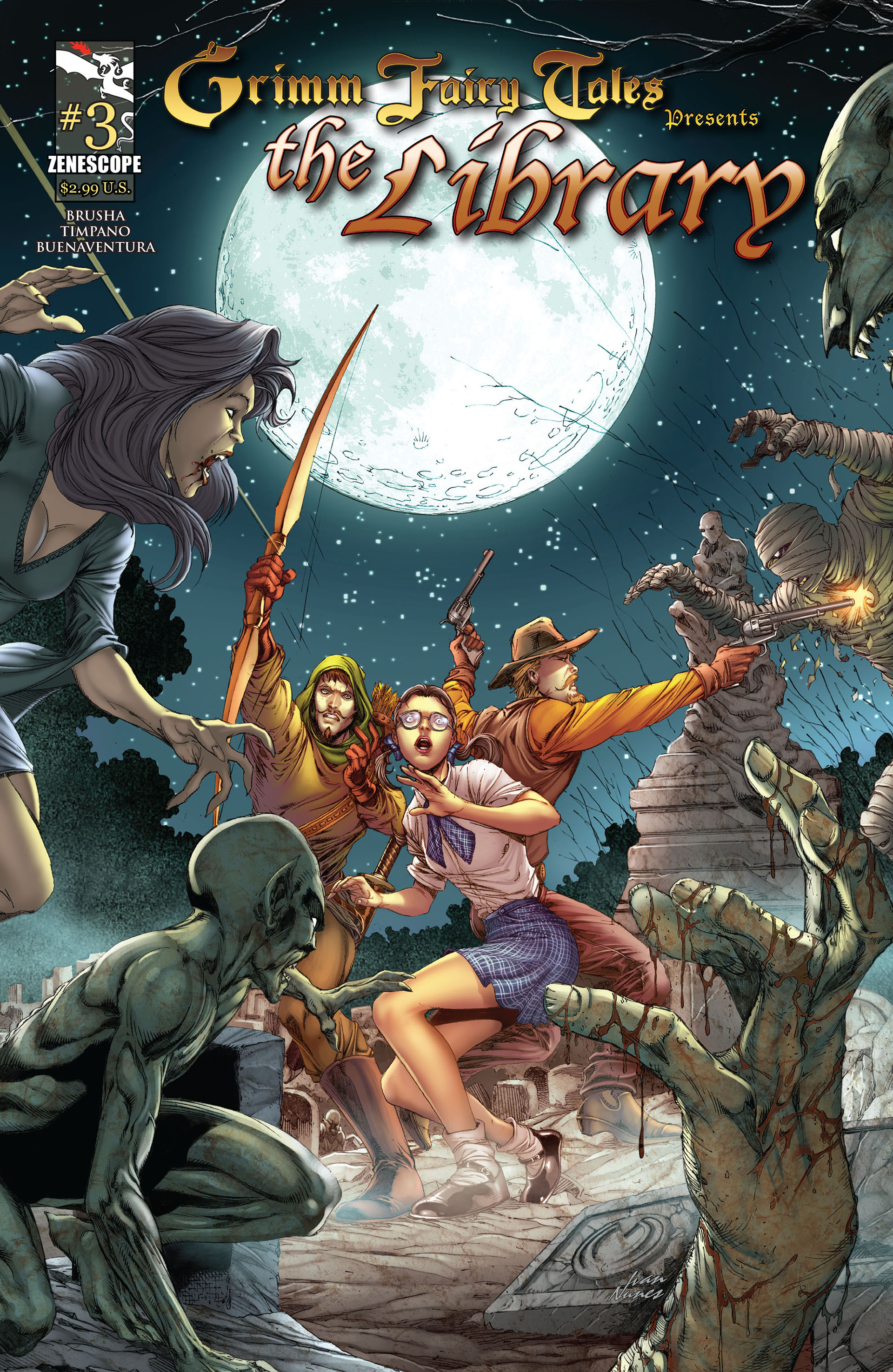 Read online Grimm Fairy Tales presents The Library comic -  Issue #3 - 1