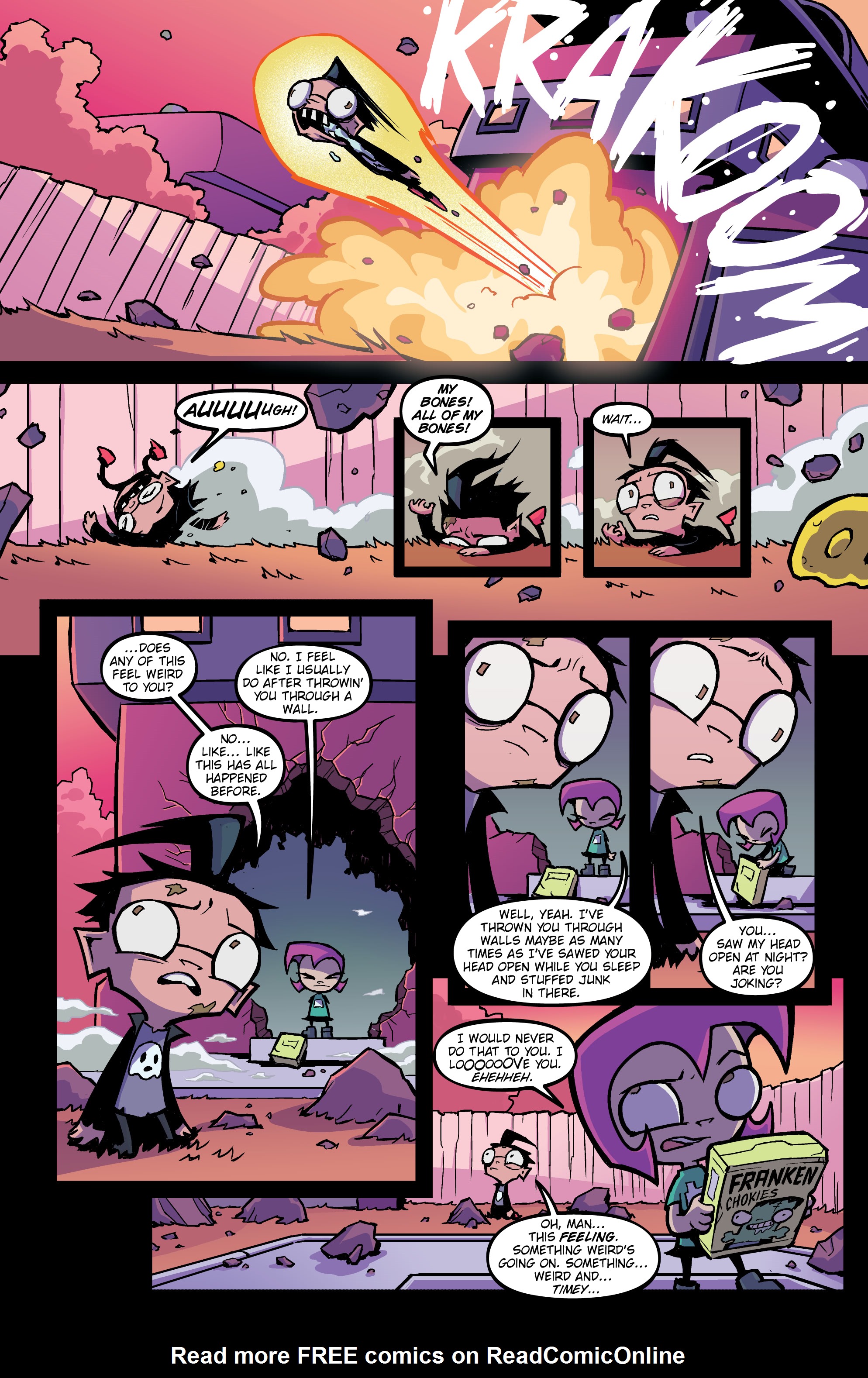 Read online Invader Zim: The Dookie Loop Horror comic -  Issue # Full - 5