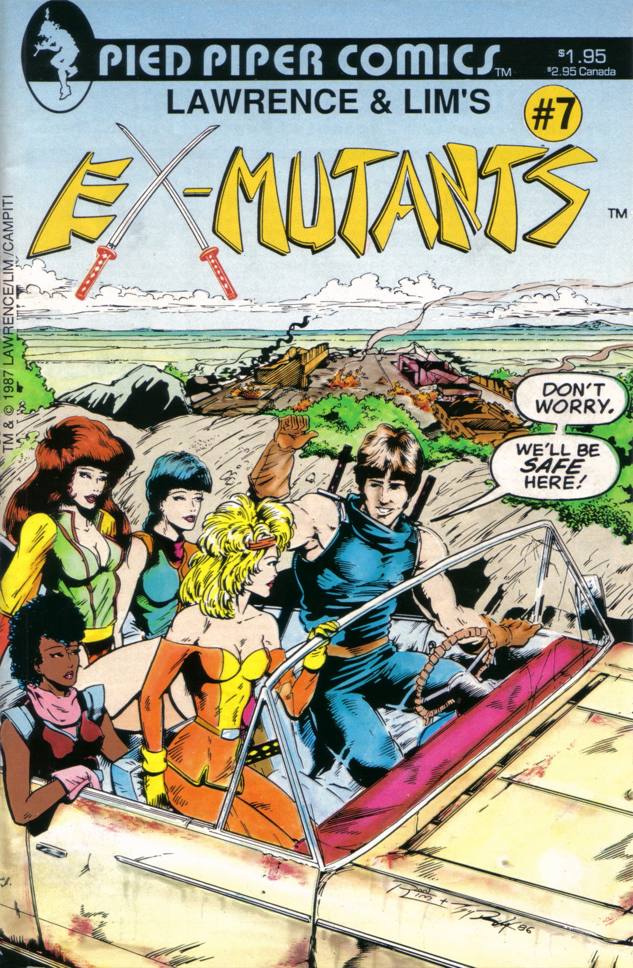 Read online Ex-Mutants (1986) comic -  Issue #7 - 4