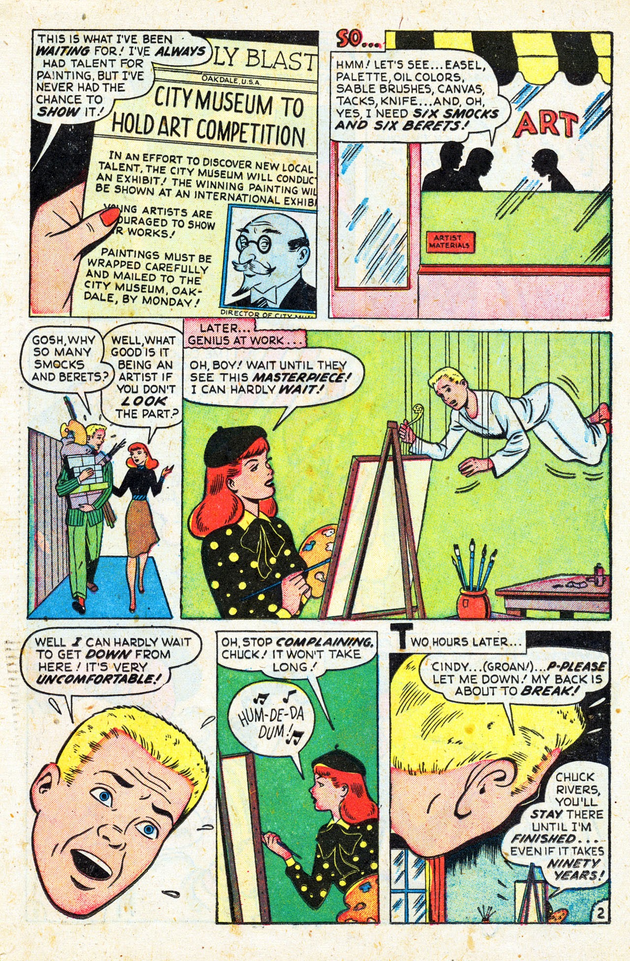 Read online Junior Miss (1947) comic -  Issue #33 - 17