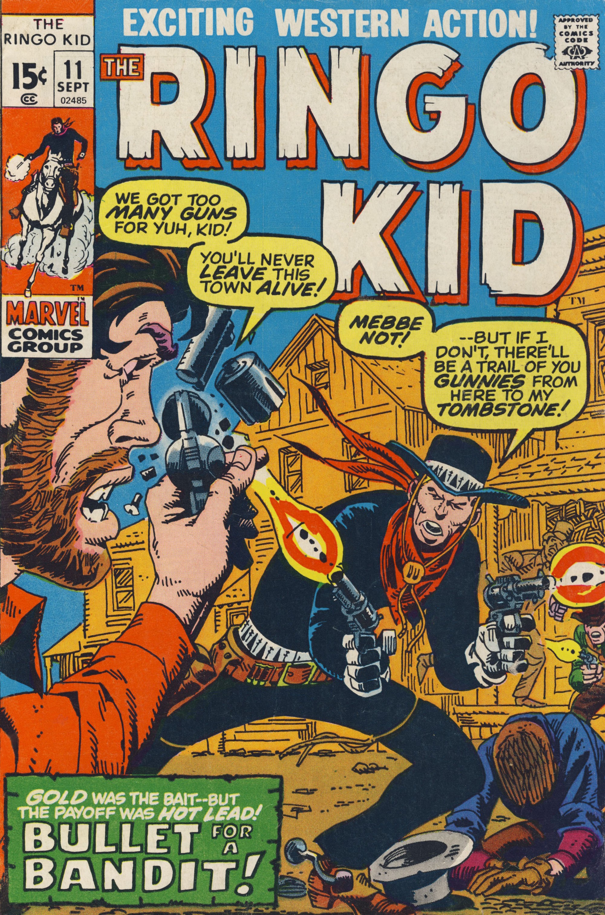 Read online Ringo Kid (1970) comic -  Issue #11 - 1
