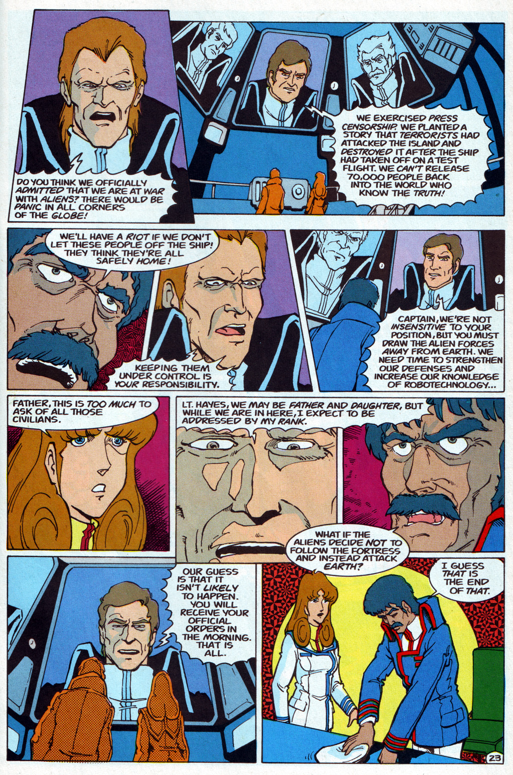 Read online Robotech The Macross Saga comic -  Issue #15 - 24