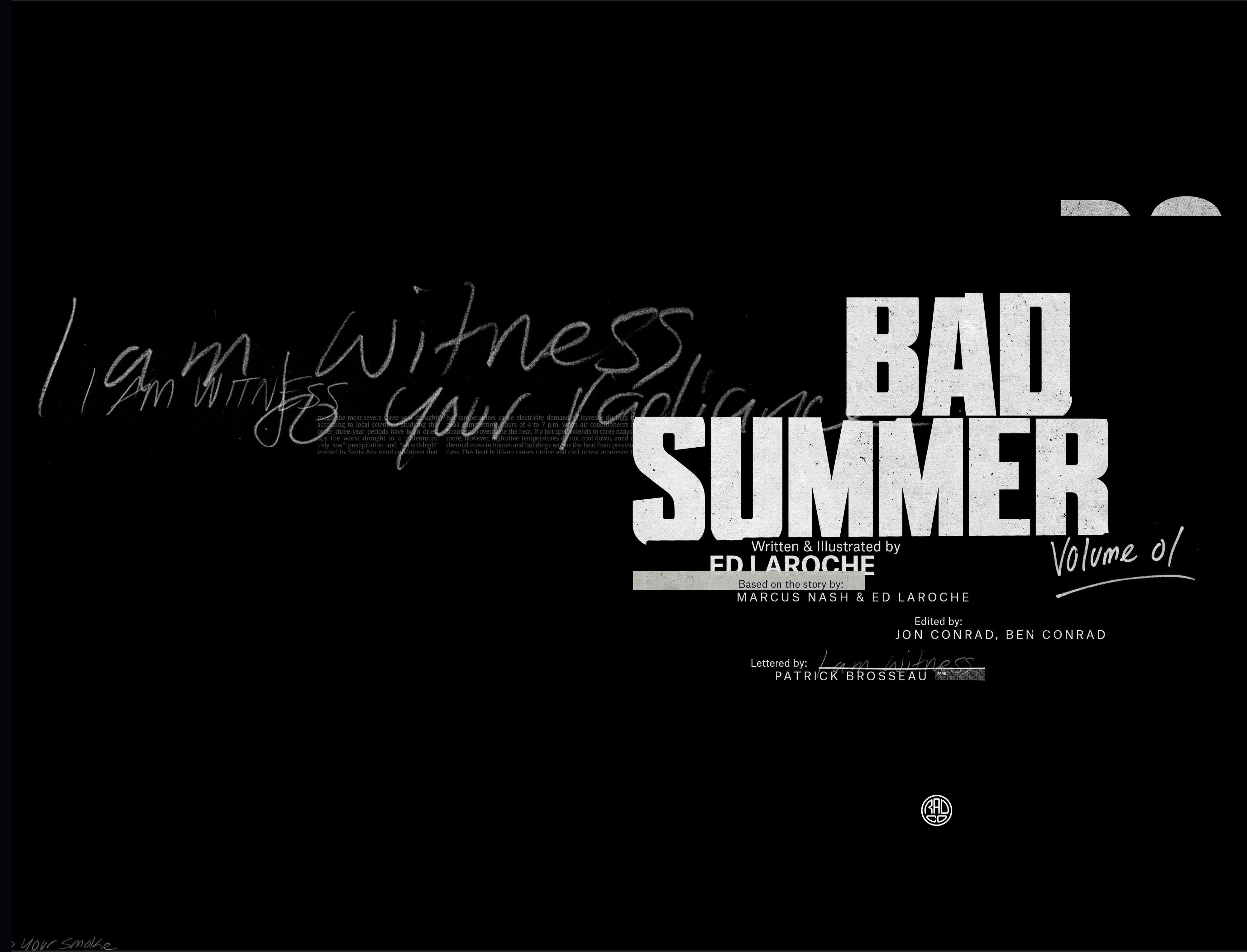 Read online Bad Summer comic -  Issue # Full - 2