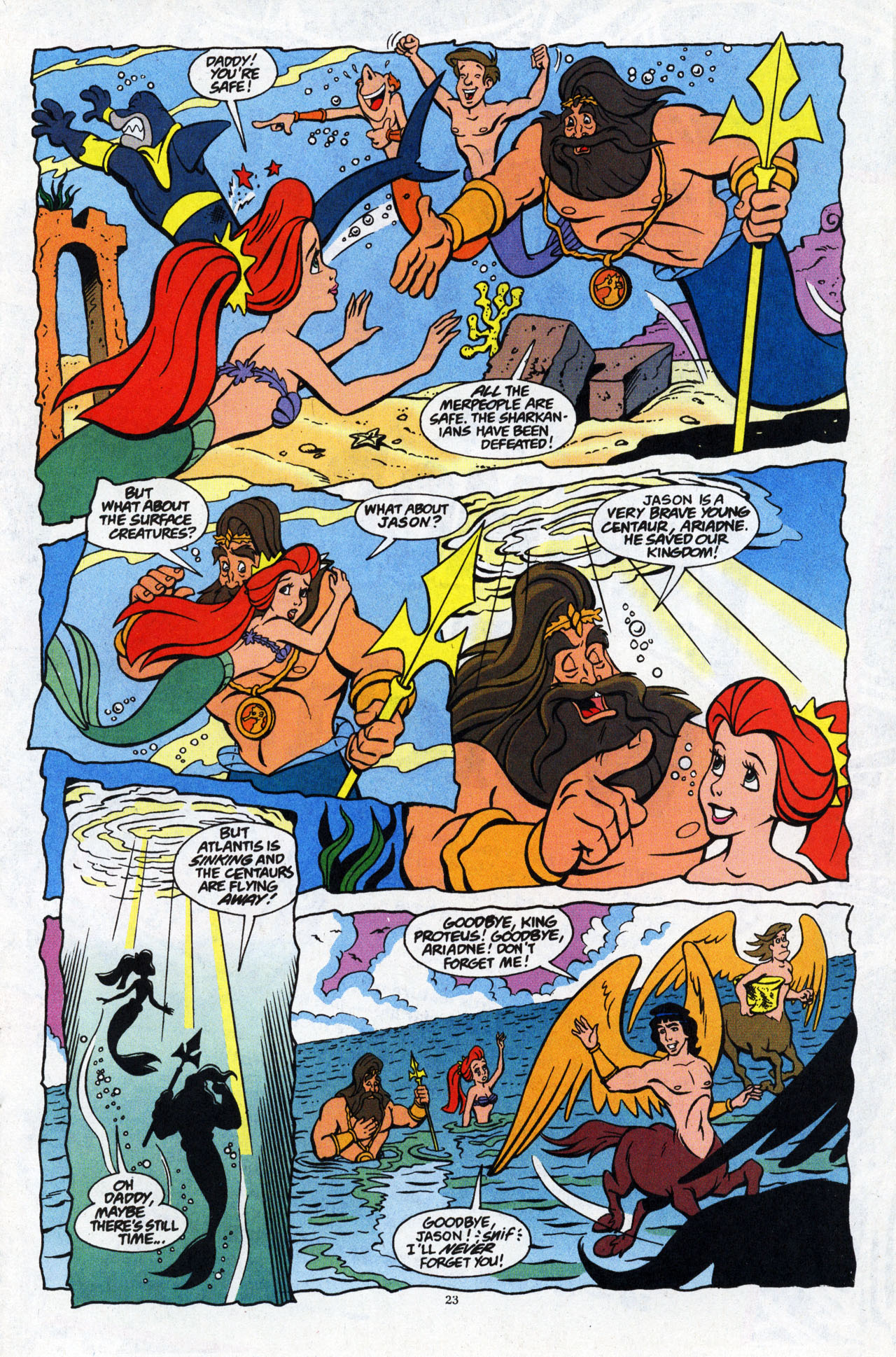 Read online Disney's The Little Mermaid comic -  Issue #12 - 24