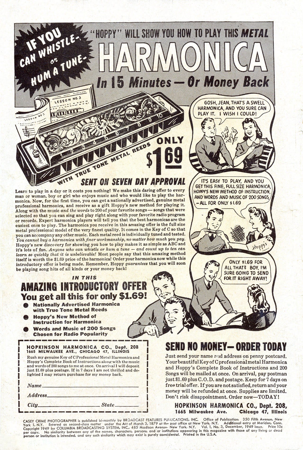 Read online Casey Crime Photographer comic -  Issue #3 - 2