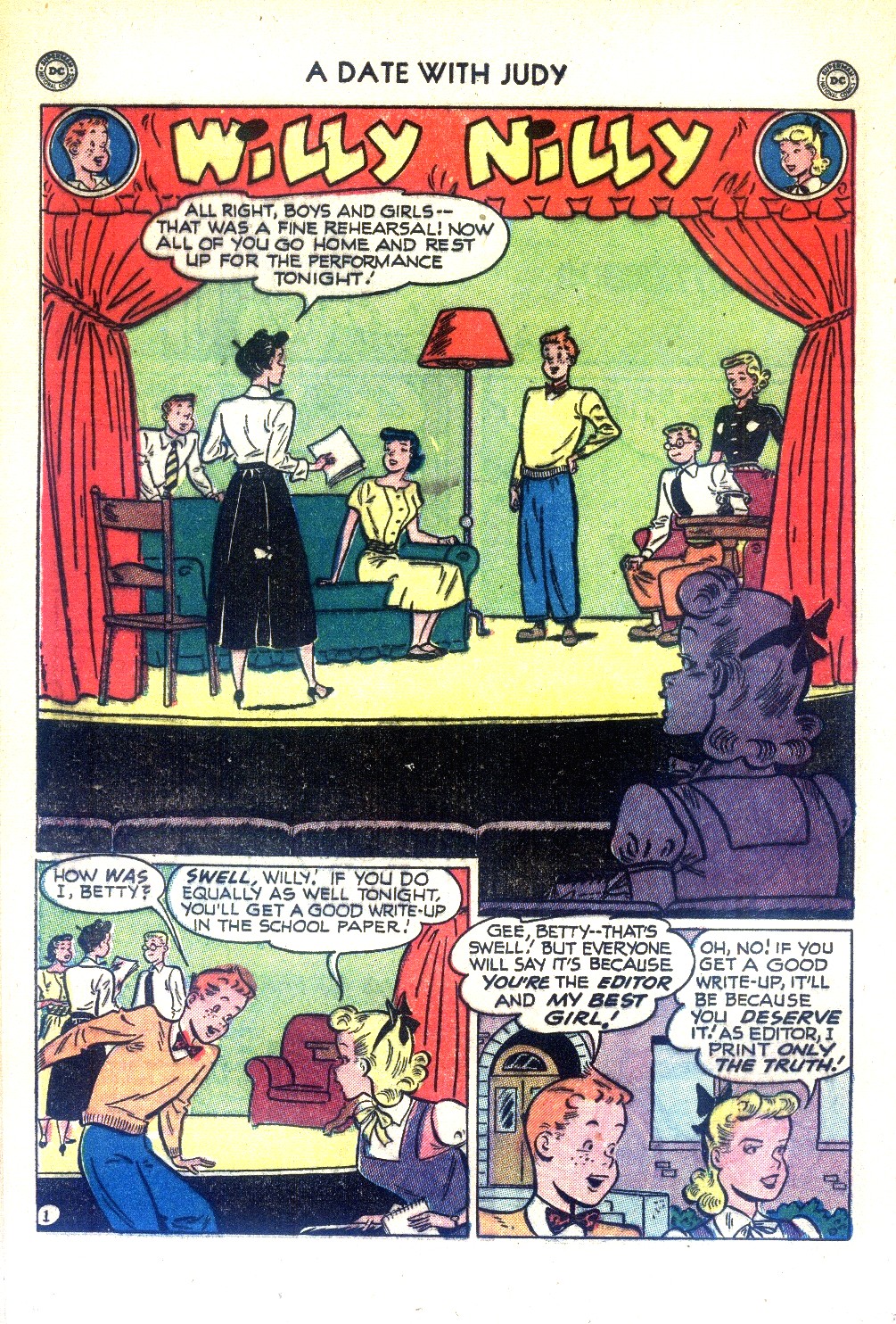 Read online A Date with Judy comic -  Issue #22 - 34