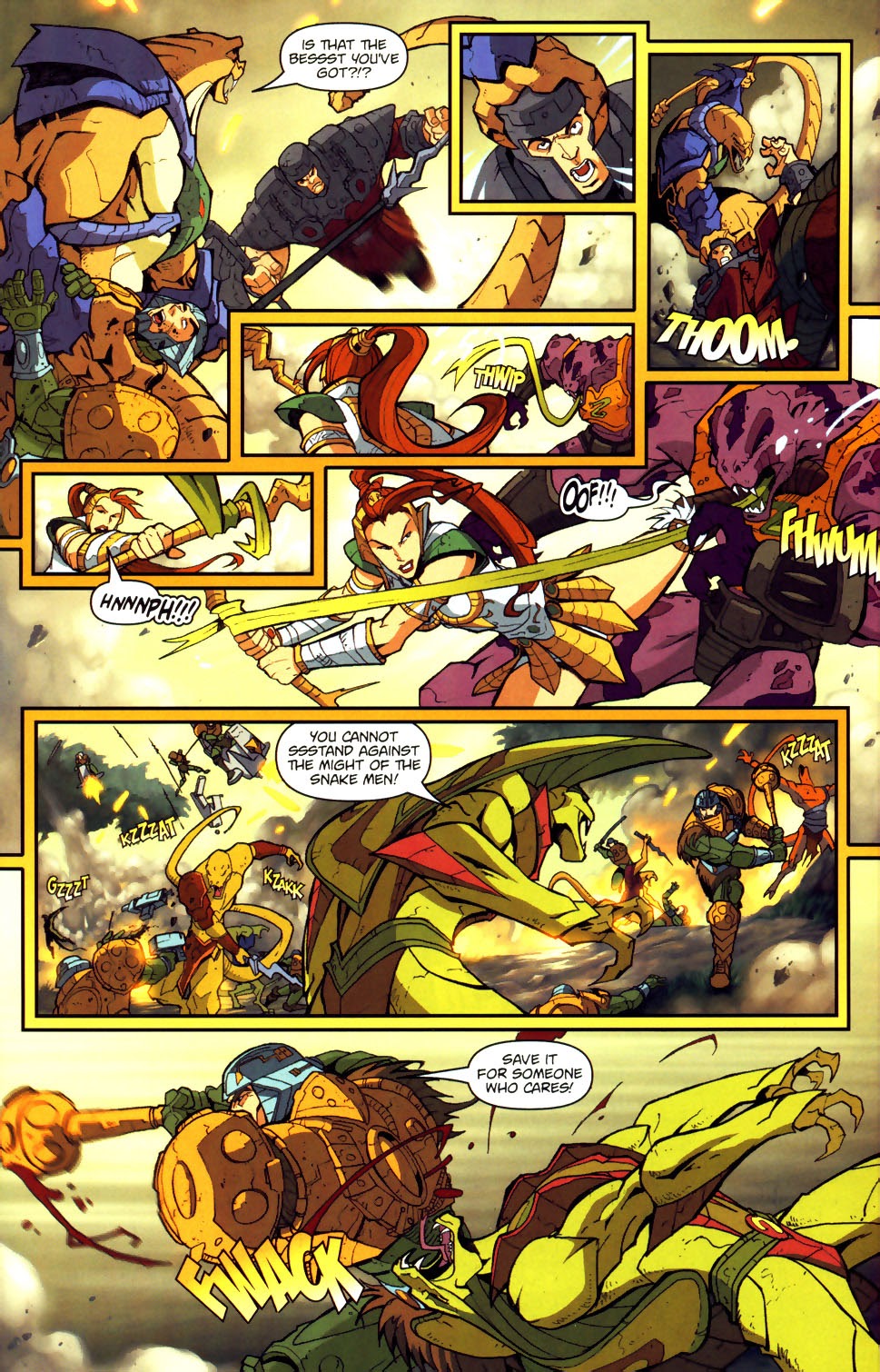 Read online Masters of the Universe Rise of the Snake Men comic -  Issue #3 - 7