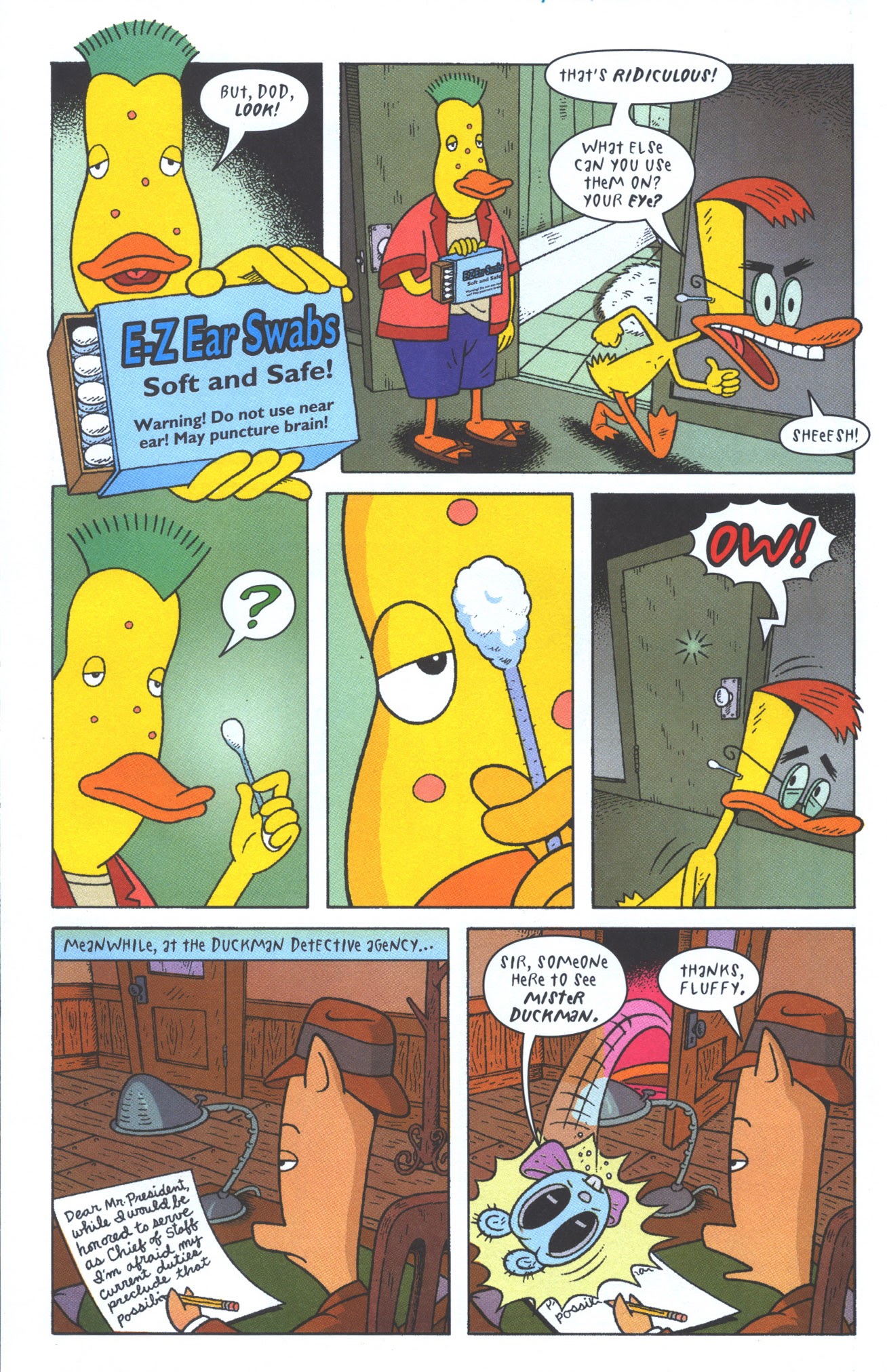Read online Duckman : The Mob Frog Saga comic -  Issue #1 - 6