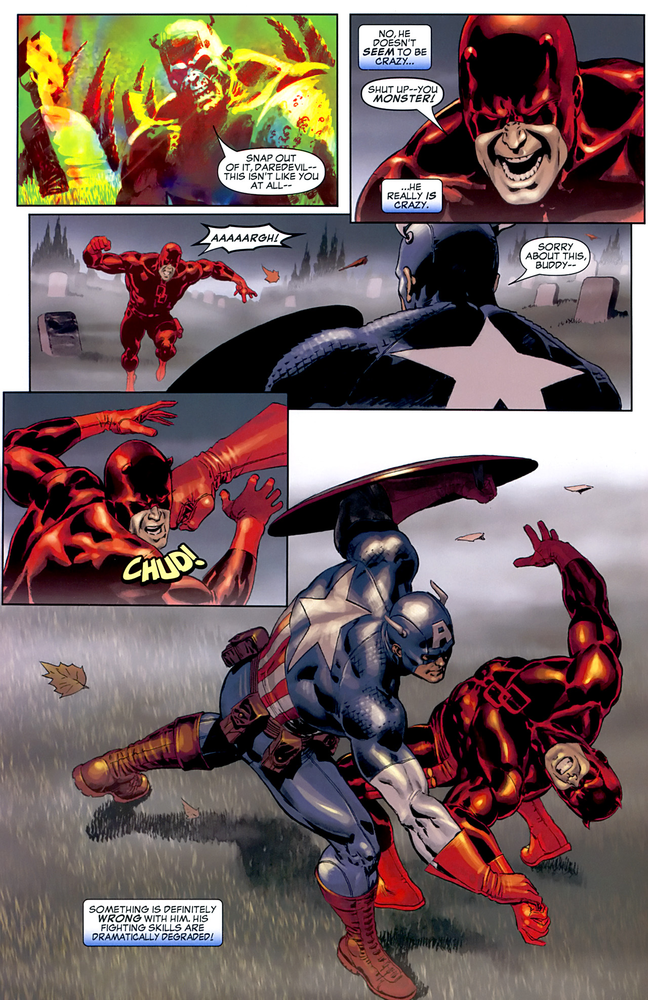 Read online Daredevil & Captain America: Dead On Arrival comic -  Issue # Full - 36