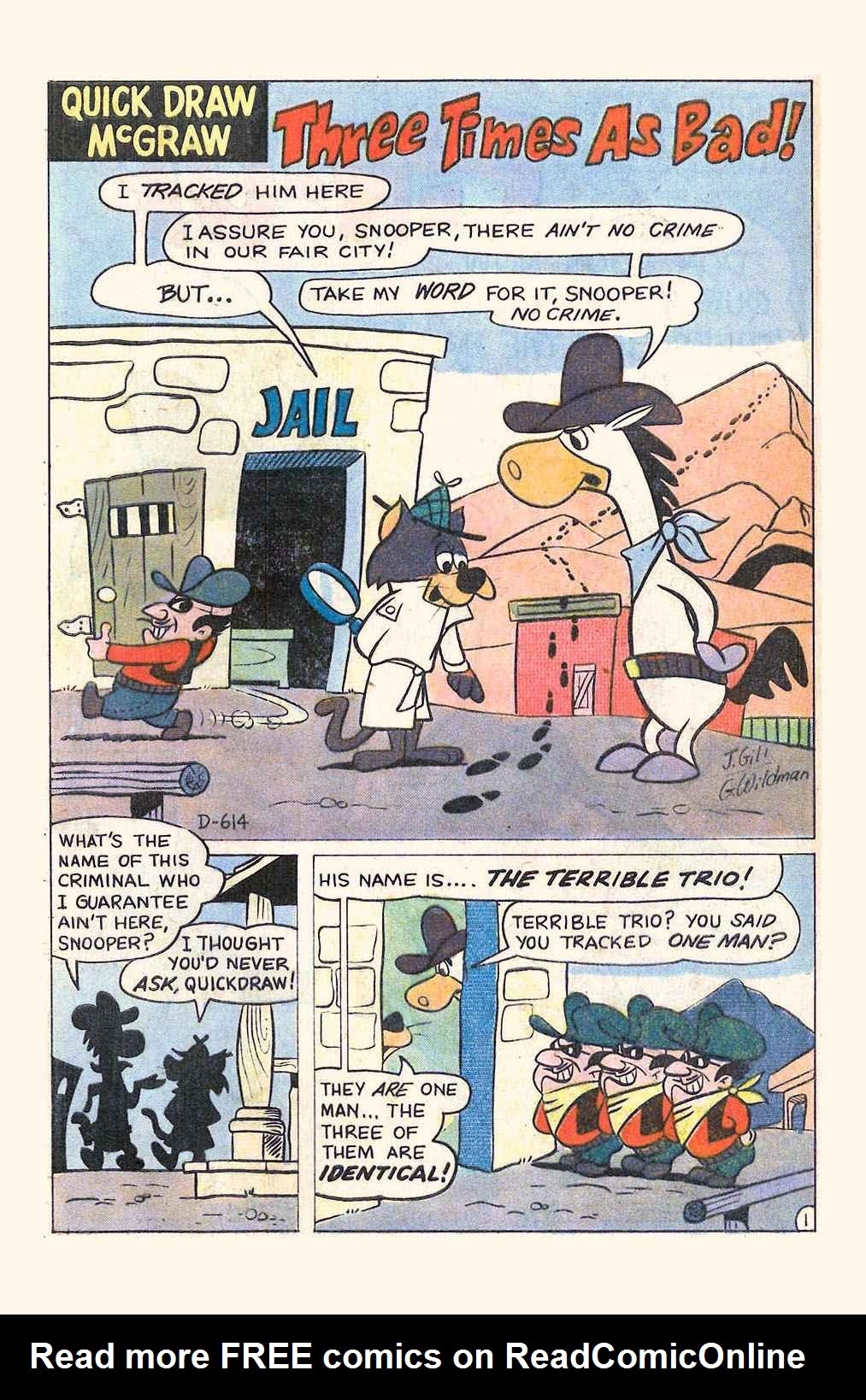Read online Quick Draw McGraw comic -  Issue #1 - 24
