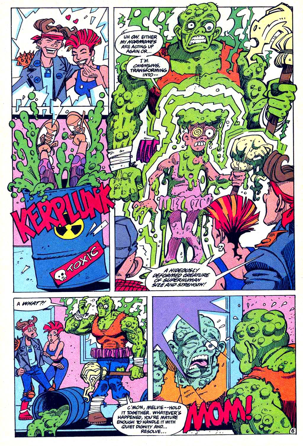 Read online Toxic Crusaders comic -  Issue #1 - 7