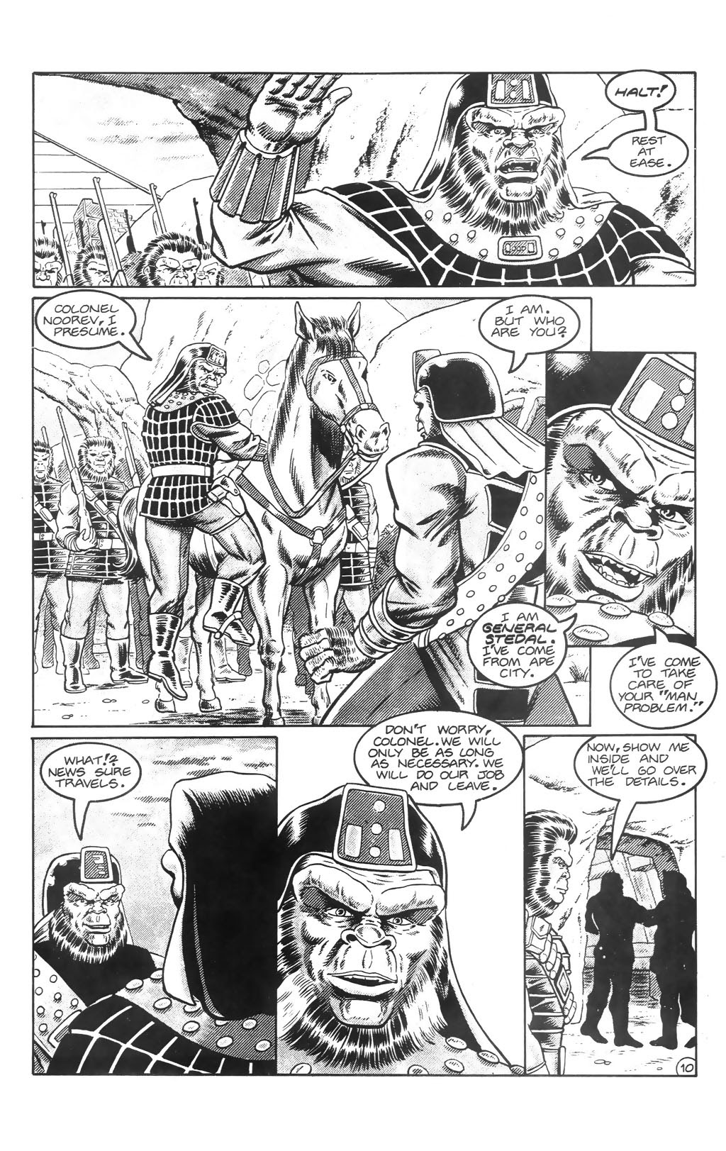 Read online Planet of the Apes: Blood of the Apes comic -  Issue #3 - 13