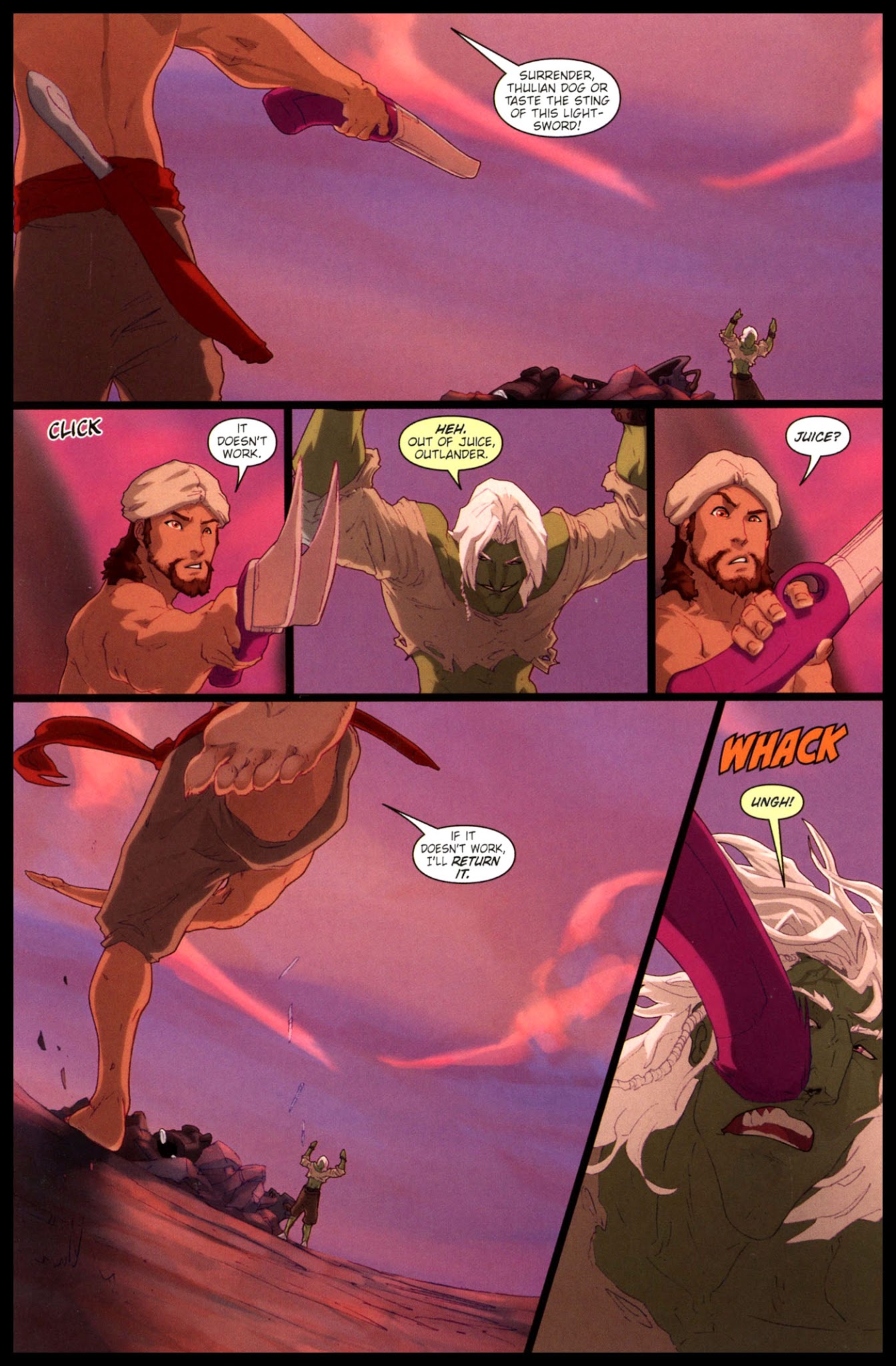 Read online Sinbad: Rogue of Mars comic -  Issue #3 - 8