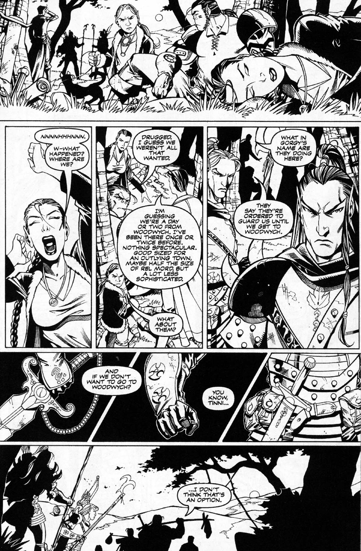 Read online Dungeons & Dragons: Black & White comic -  Issue #3 - 11