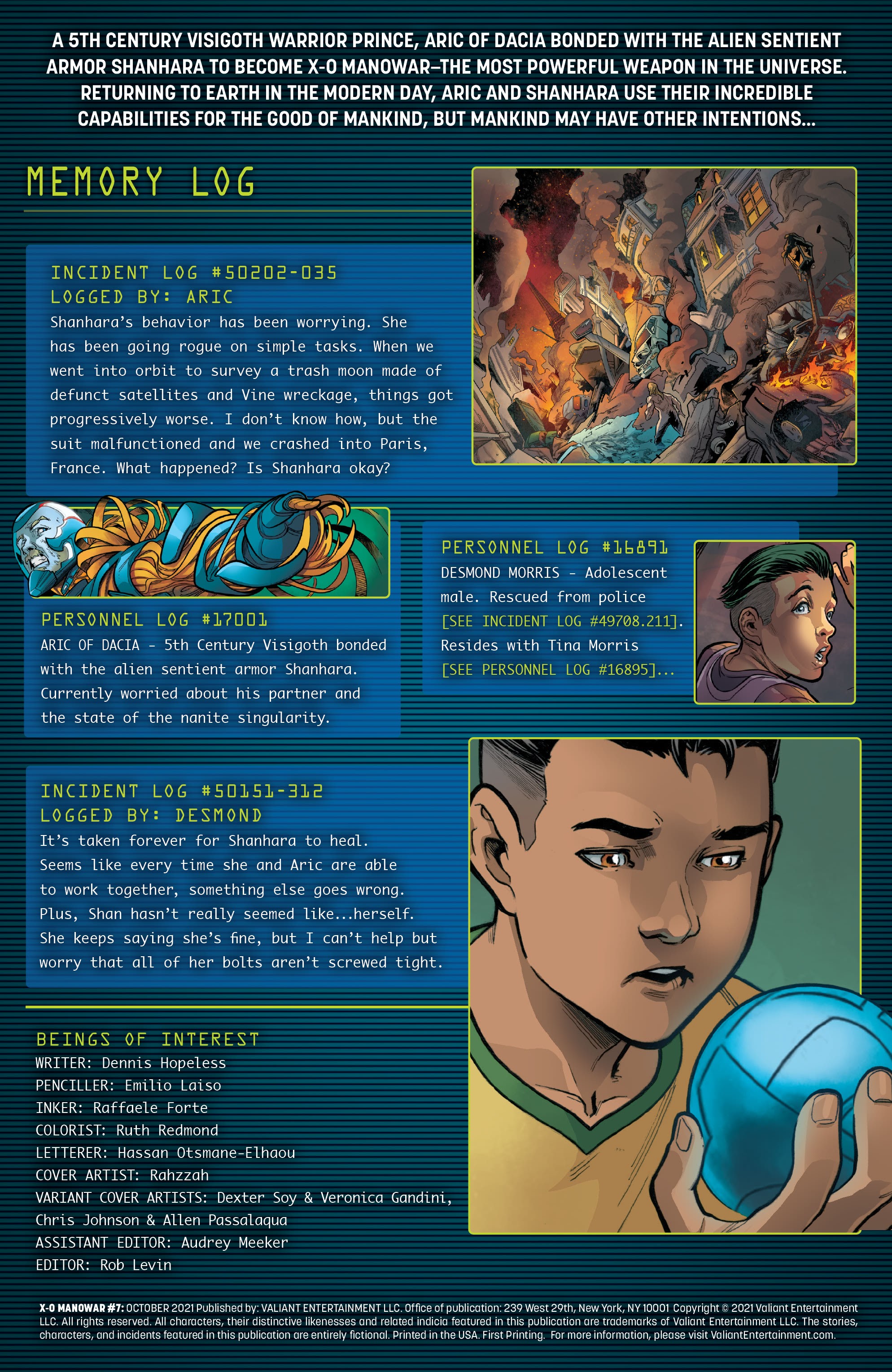 Read online X-O Manowar (2020) comic -  Issue #7 - 2