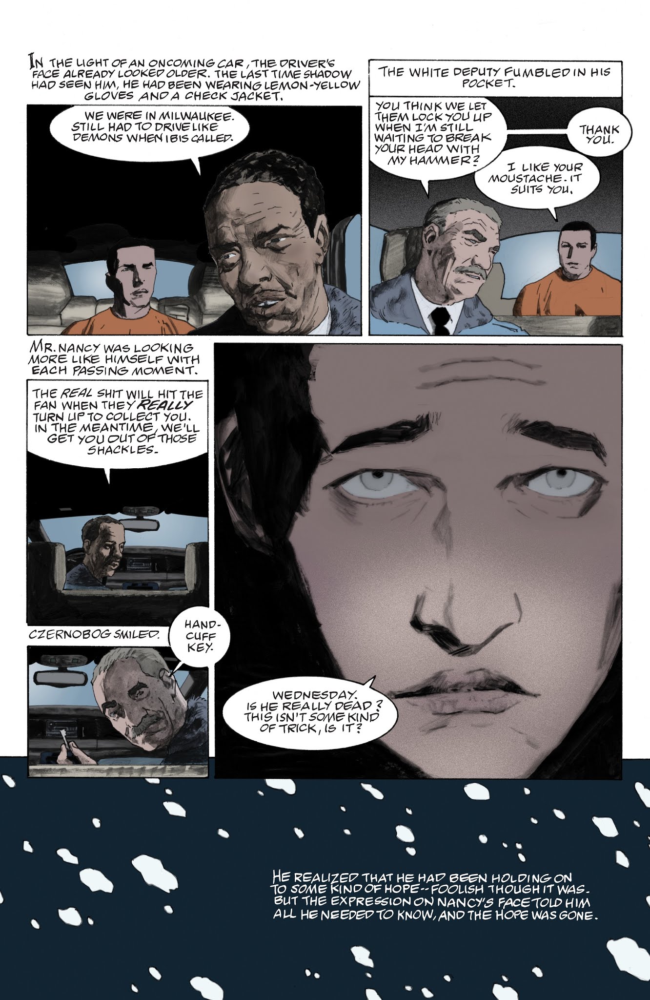 Read online American Gods: My Ainsel comic -  Issue #9 - 18