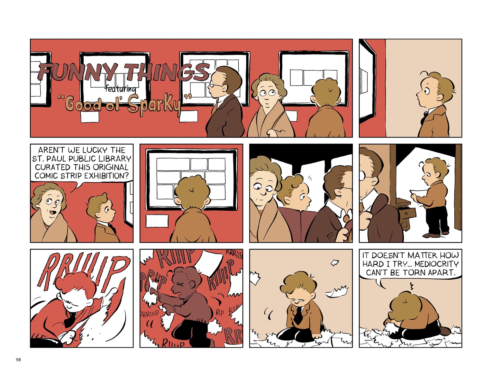 Read online Funny Things: A Comic Strip Biography of Charles M. Schulz comic -  Issue # TPB (Part 2) - 1