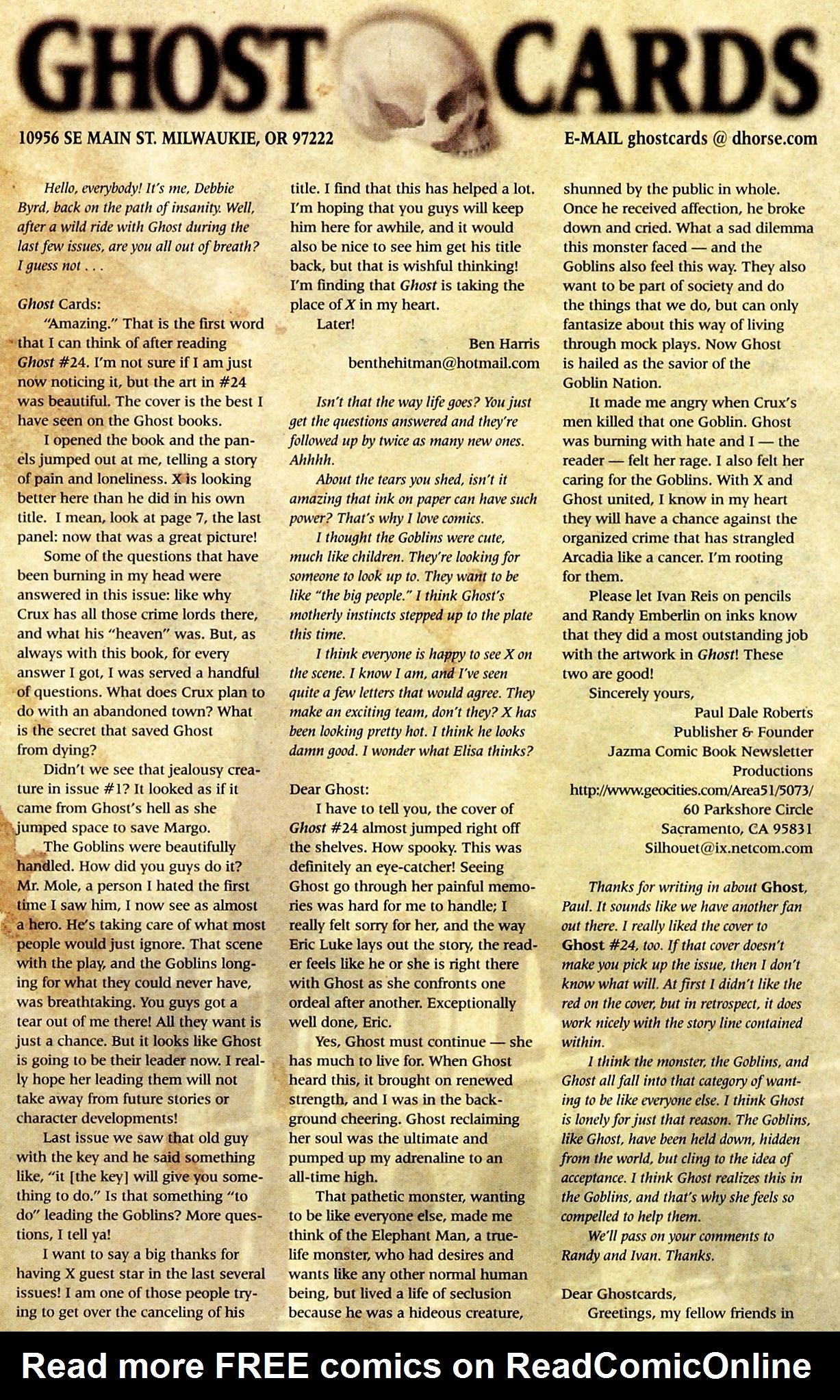 Read online Ghost (1995) comic -  Issue #28 - 25