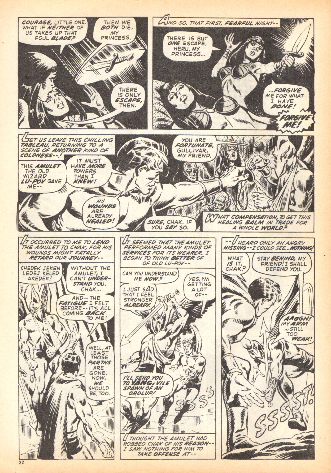 Read online Planet of the Apes (1974) comic -  Issue #5 - 32
